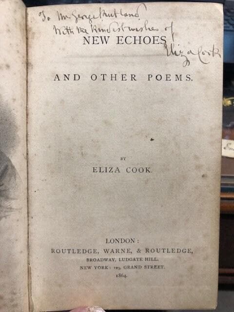 New Echoes and Other Poems (PRESENTATION BINDING) — photograph 3.