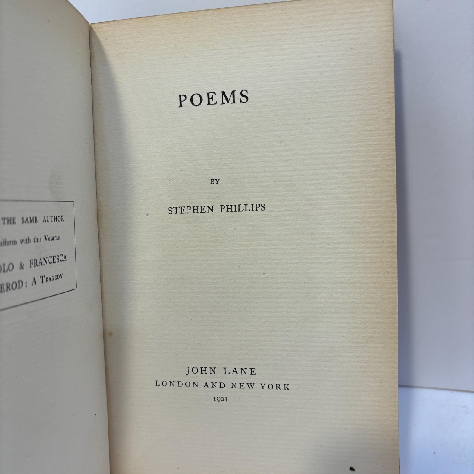 Poems — photograph 2.