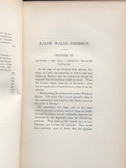 A Memior of Ralph Waldo Emerson - Large Paper Edition — photograph 6.