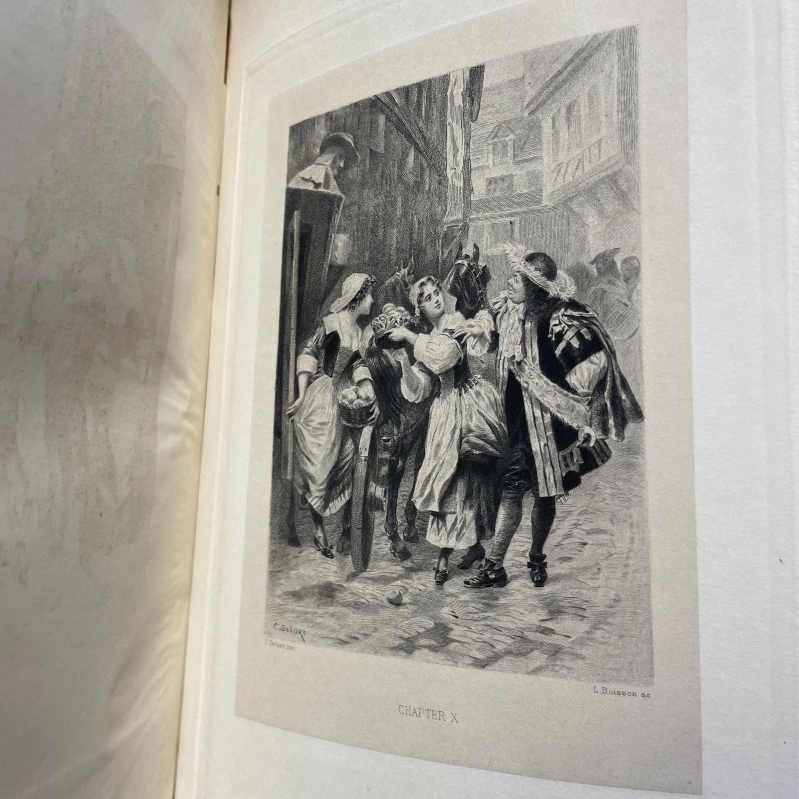 Memoirs of Count Grammont by Anthony Hamilton Edited, with notes, by Sir Walter Scott with a Portrait of the Author and thirty-three etchings by L. Boisson on India paper From original compositions by C. Delort — photograph 10.