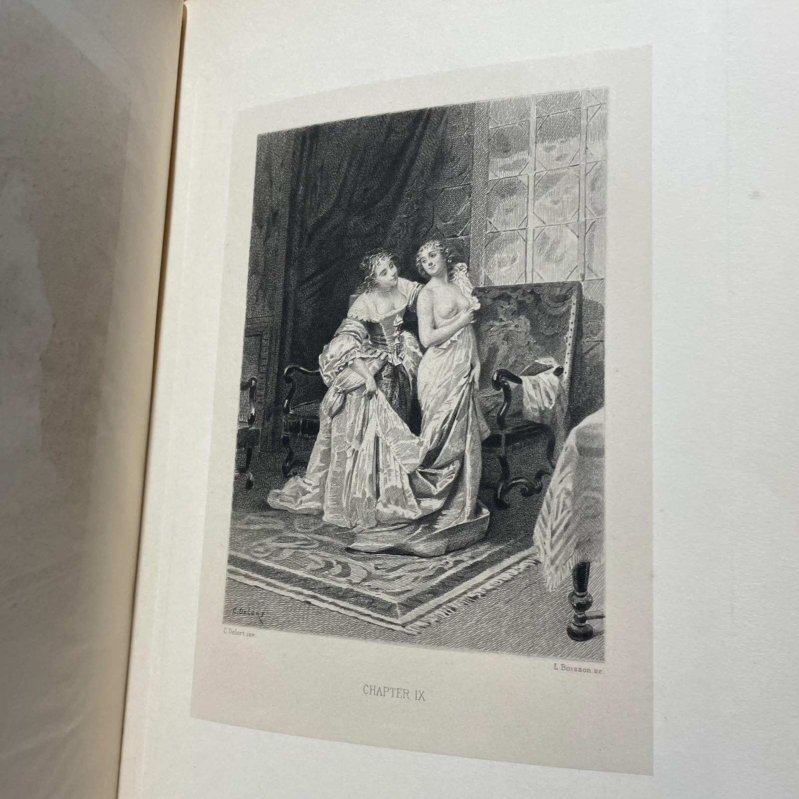 Memoirs of Count Grammont by Anthony Hamilton Edited, with notes, by Sir Walter Scott with a Portrait of the Author and thirty-three etchings by L. Boisson on India paper From original compositions by C. Delort — photograph 6.