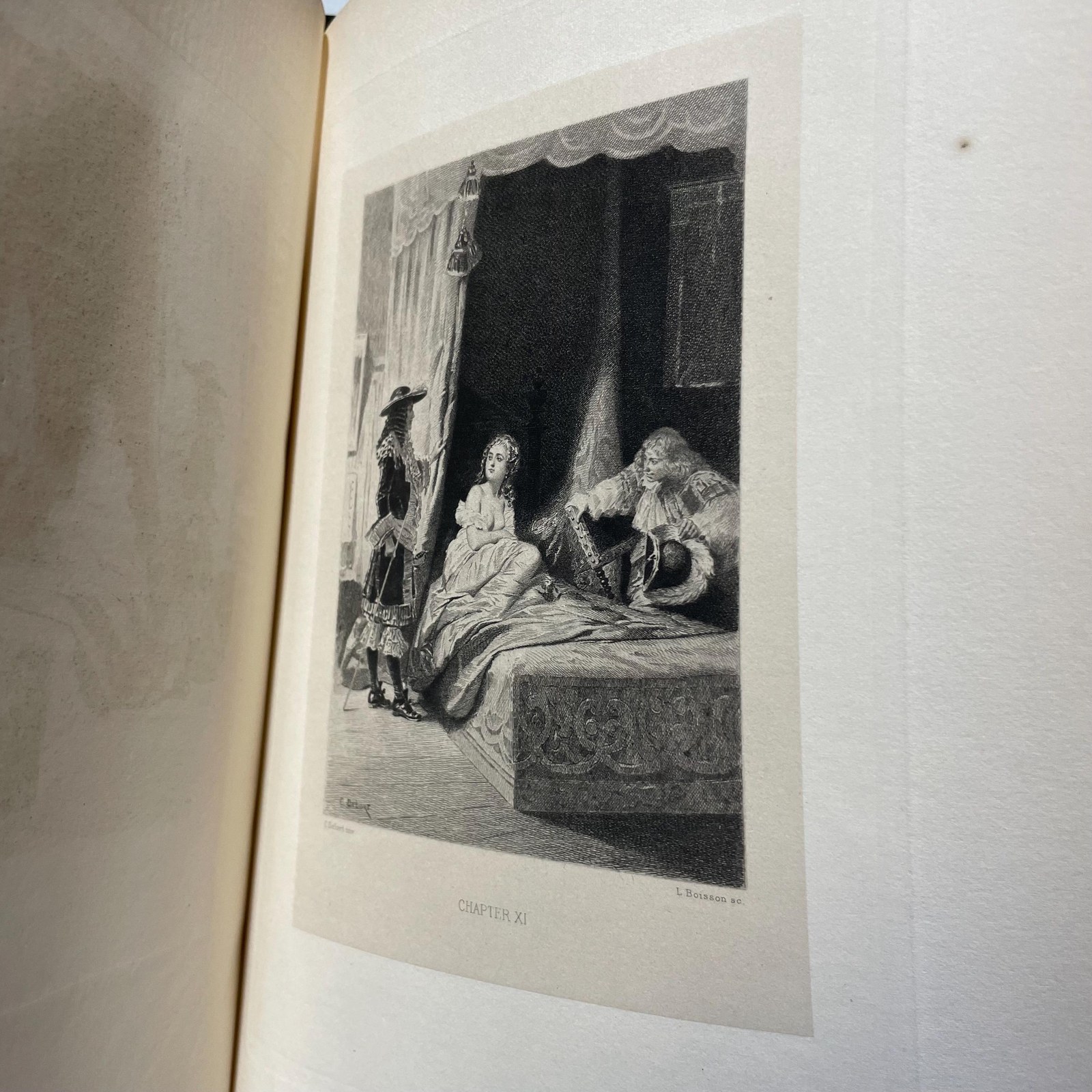 Memoirs of Count Grammont by Anthony Hamilton Edited, with notes, by Sir Walter Scott with a Portrait of the Author and thirty-three etchings by L. Boisson on India paper From original compositions by C. Delort — photograph 7.