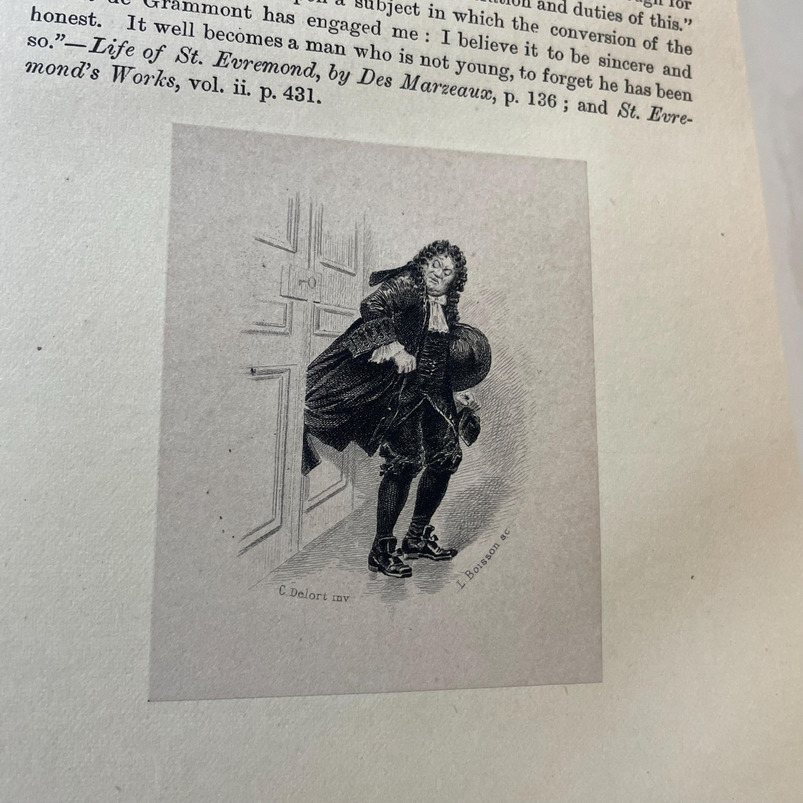 Memoirs of Count Grammont by Anthony Hamilton Edited, with notes, by Sir Walter Scott with a Portrait of the Author and thirty-three etchings by L. Boisson on India paper From original compositions by C. Delort — photograph 8.
