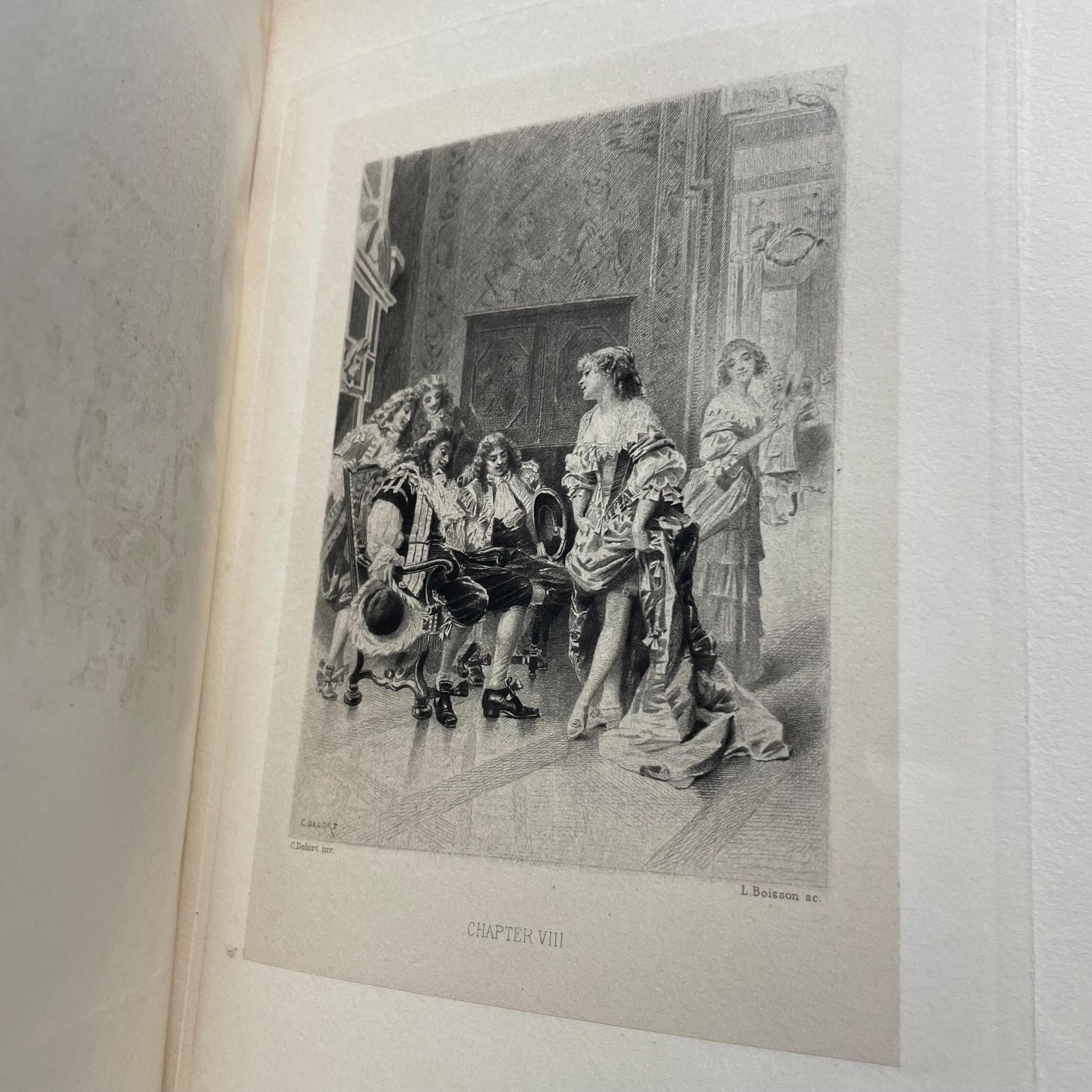 Memoirs of Count Grammont by Anthony Hamilton Edited, with notes, by Sir Walter Scott with a Portrait of the Author and thirty-three etchings by L. Boisson on India paper From original compositions by C. Delort — photograph 9.