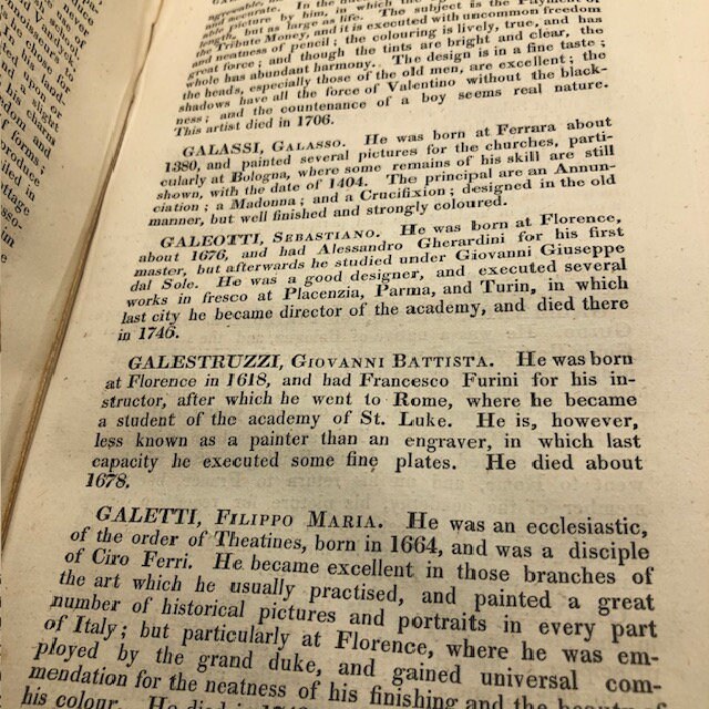 General Dictionary of Painters: Containing Memoirs of the Lives and Works of the Most Eminent Professors of the Art of Painting From its Revival by Cimabue, in the year 1250, to the Present Time. — photograph 6.