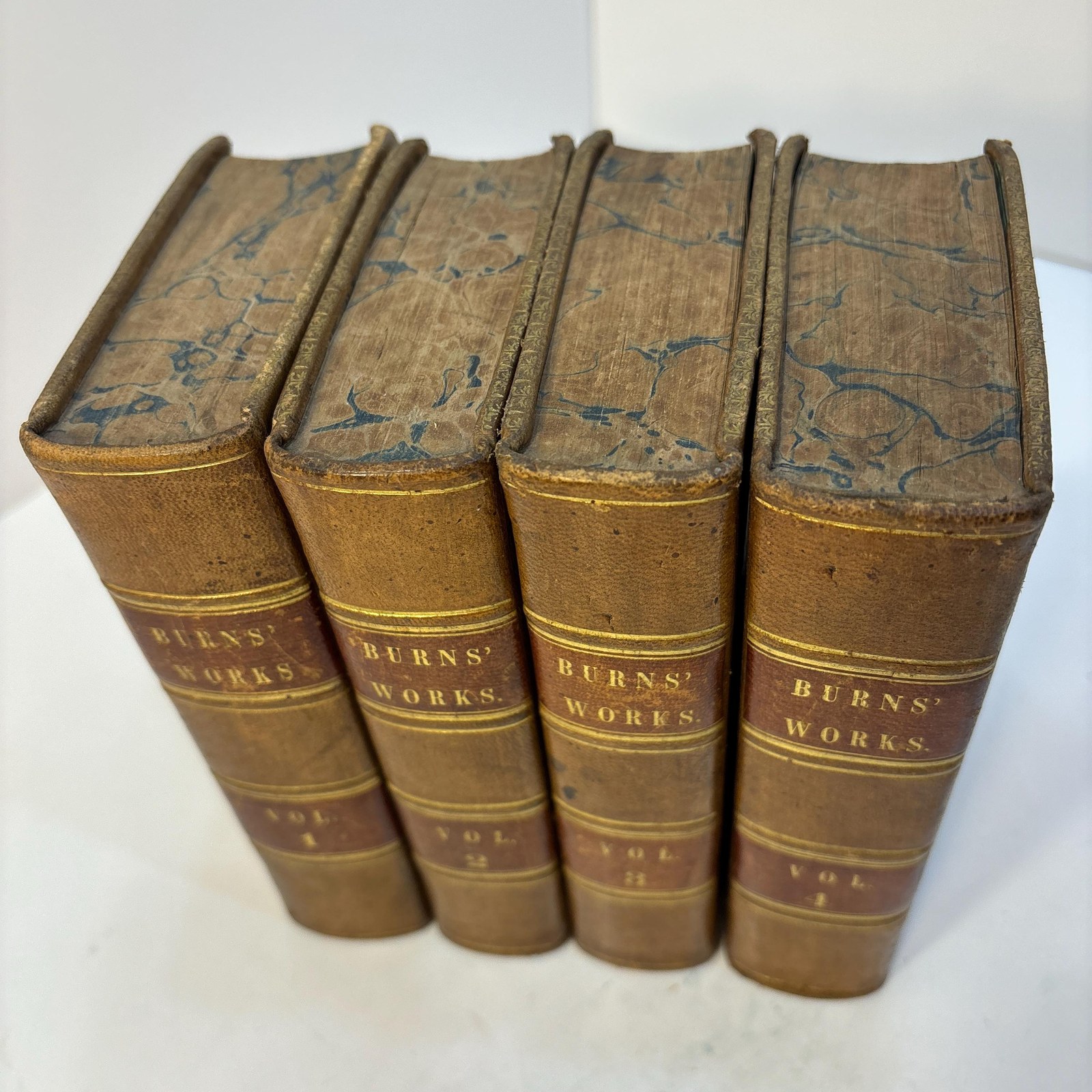 Works of Robert Burns with His Life bvy Allan Cunningham … in four volumes — photograph 10.