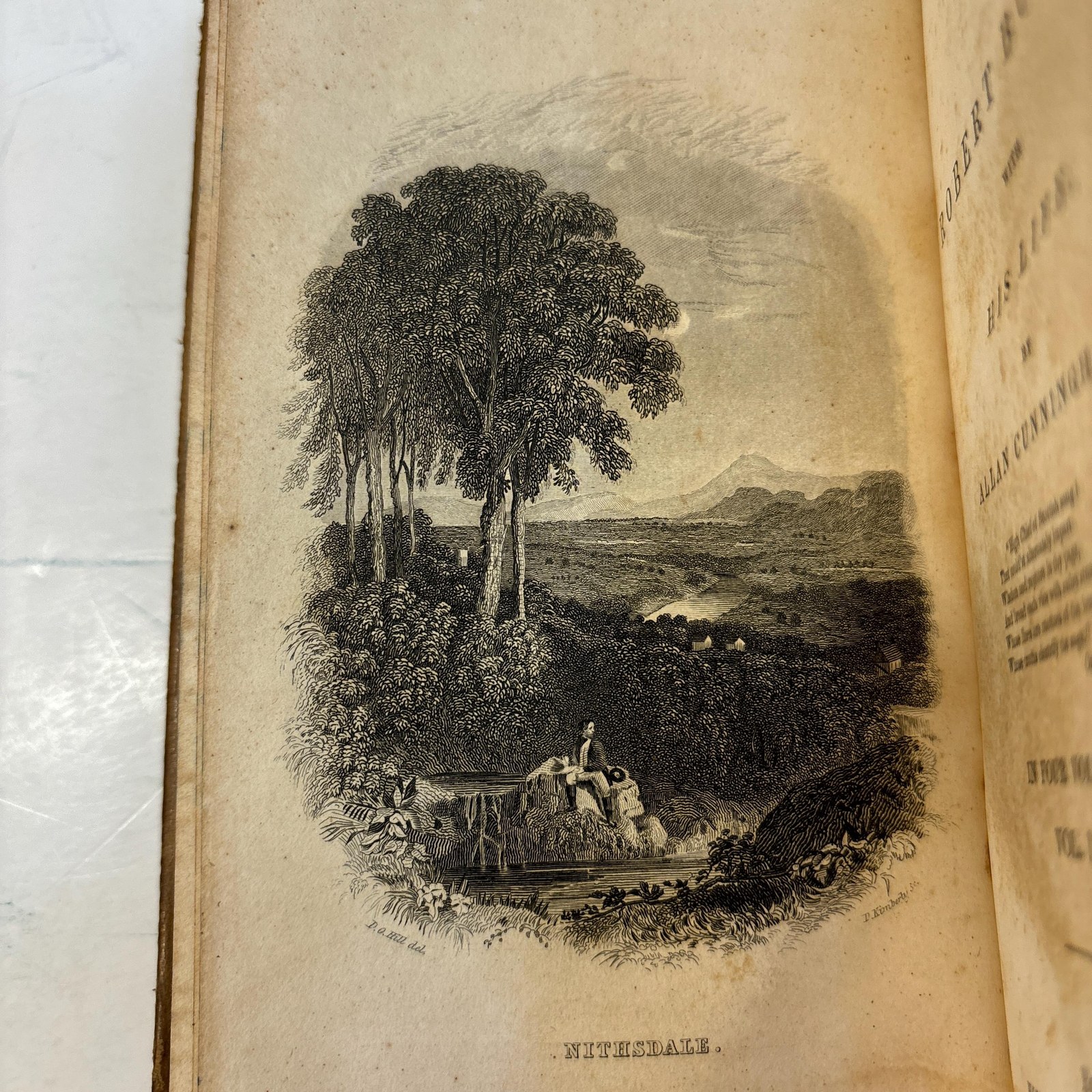 Works of Robert Burns with His Life bvy Allan Cunningham … in four volumes — photograph 7.