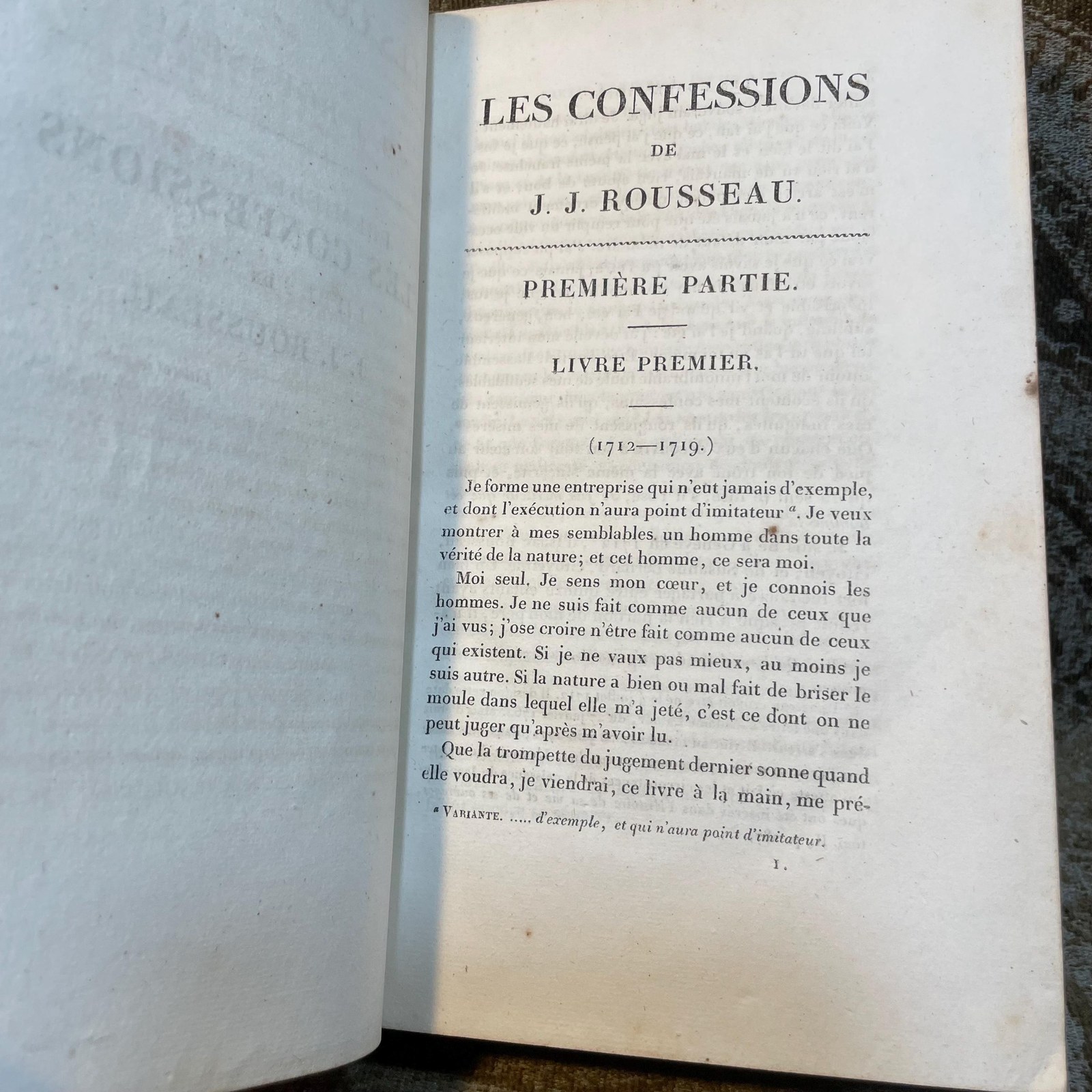 Oeuvres de Rousseau — photograph 10.
