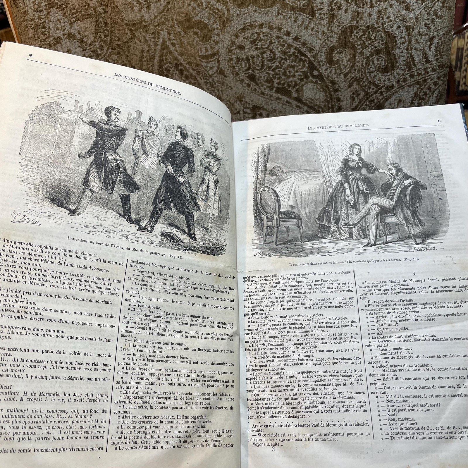 LES MYSTERES DU DEMI MONDE: L AGENCE MATRIMONIALE. & LES HOMMES DE CHEVAL. … 155 pages. ((THE MYSTERIES OF THE HALF WORLD: THE MATRIMONIAL AGENCY. & THE HORSE MEN. … 155 pages.)) — photograph 9.