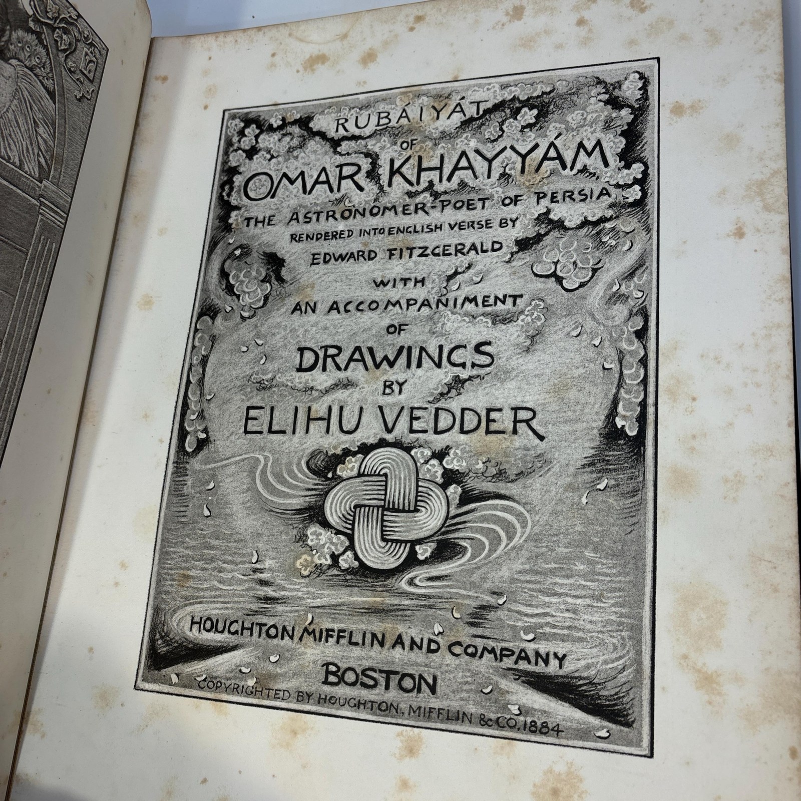 Rubaiyat of Omar Khayyam The Astronomer-Poet of Persia Rendered into English Verse by Edward Fgitzgerald with an Accompaniment of Drawings by Elihu Vedder — photograph 2.