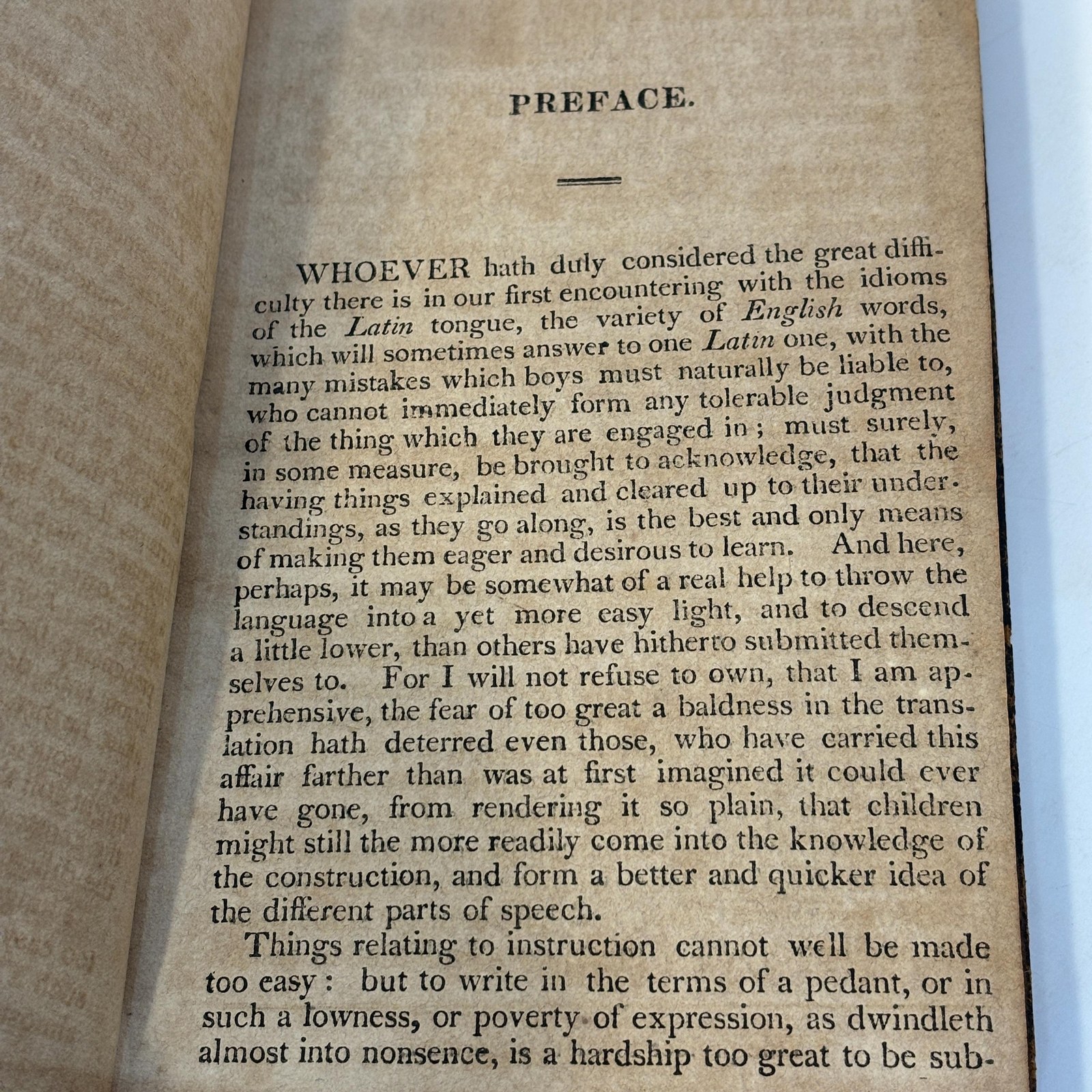 Fabulae Aesopi Selectae, or, Select Fables of Aesop: With an English Translation, More Literal Than Any Yet Extant, Designed for The Readier Instruction of Beginners in The Latin Tongue. — photograph 5.