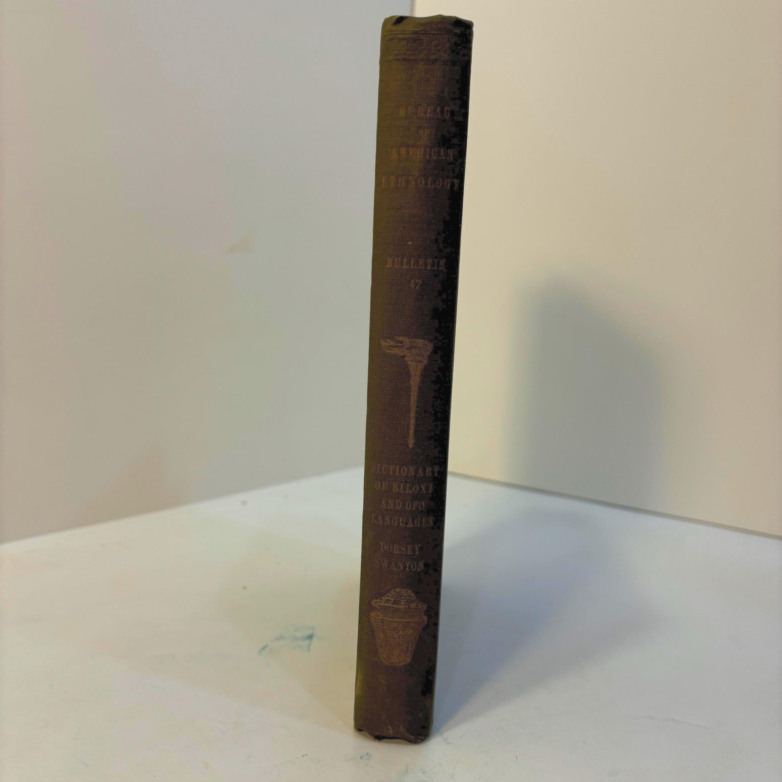 A Dictionary of The Biloxi and Ofo Languages Accompanied with Thirty-One Biloxi Texts and Numerous Biloxi Phrases. Smithsonian Institution Bureau of American Ethnology Bulletin 47. — photograph 3.