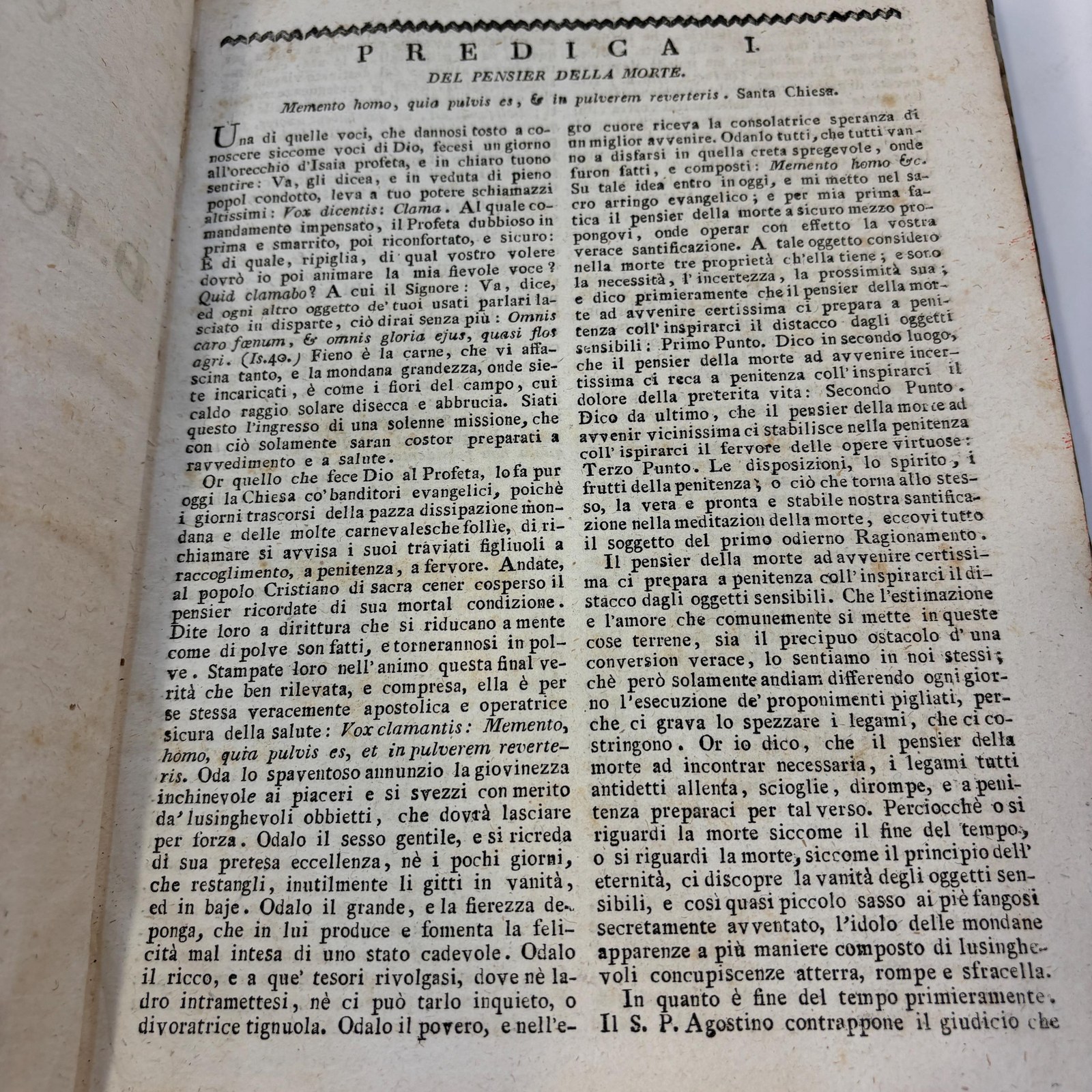 Prediche Quaresimali Dell' Abate D. Ignazio Venini Tomo Primo, Secondo. Translated: Lenten Sermons By the Abbot Don Ignazio Venini Volume One, Two — photograph 5.