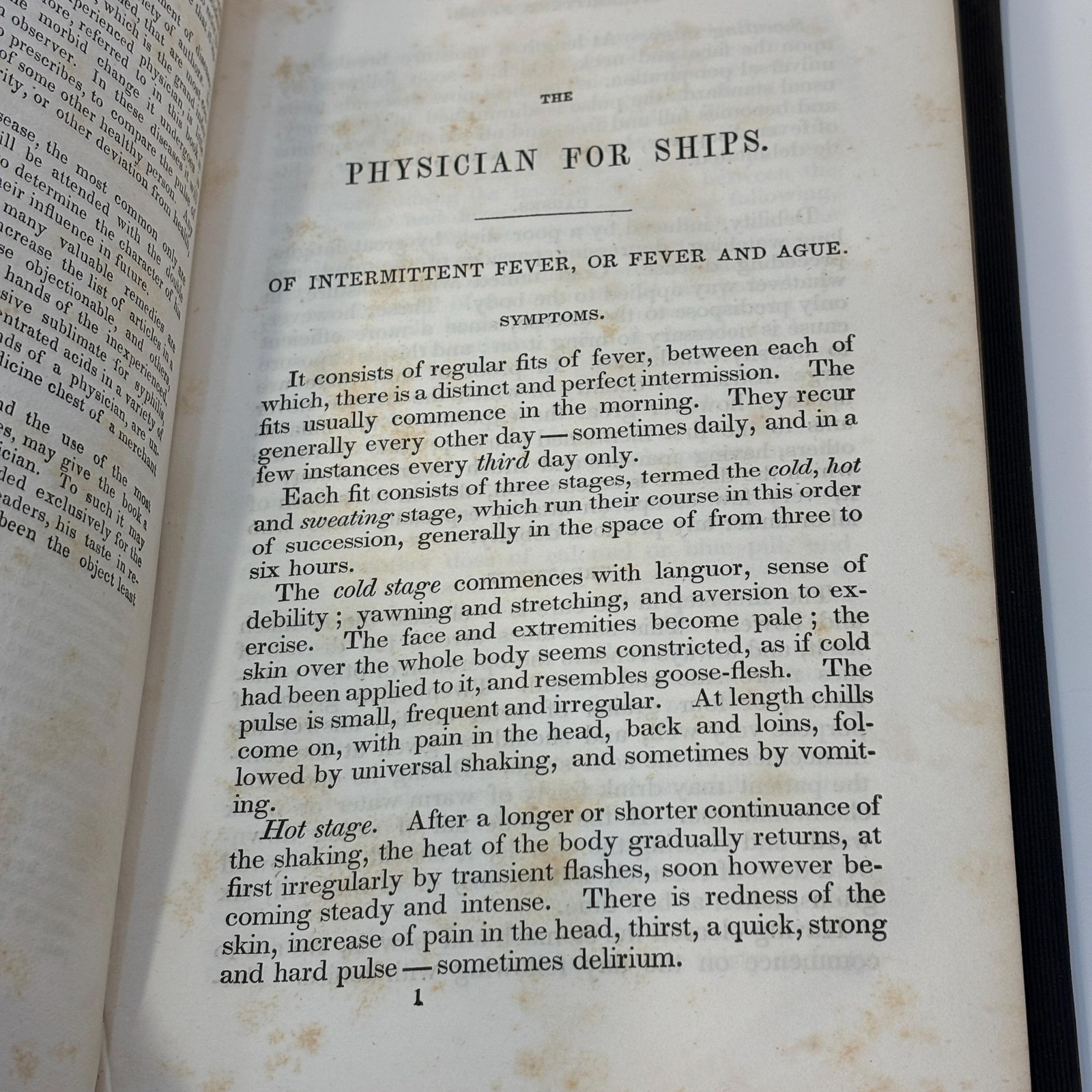 Physician for Ships; Containing Medical Advice for Seamen and Other Persons at Sea, on the Treatment of Diseases, and on The Preservation of Health in Sickly Climates. Third Edition. Presentation Copy — photograph 4.
