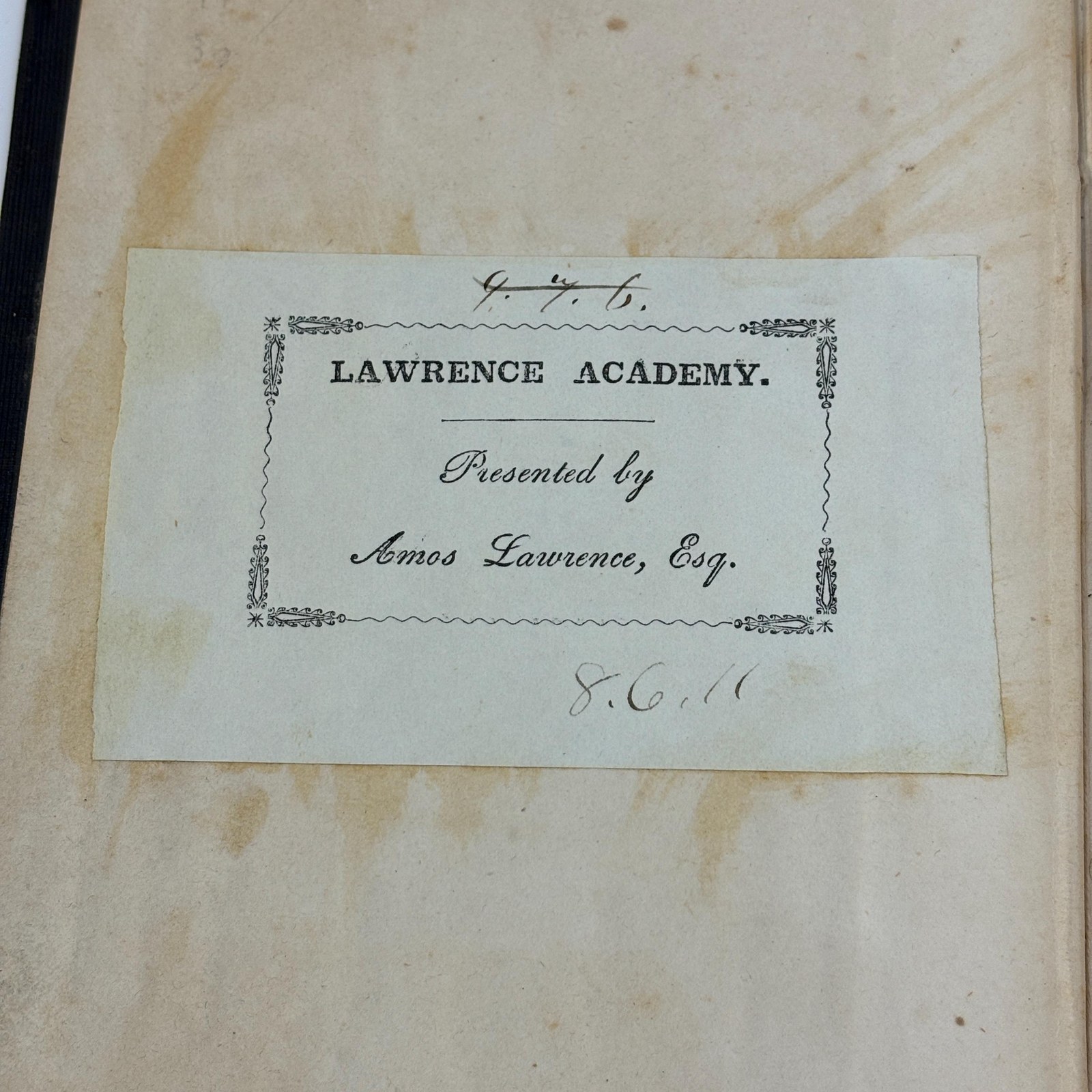 Physician for Ships; Containing Medical Advice for Seamen and Other Persons at Sea, on the Treatment of Diseases, and on The Preservation of Health in Sickly Climates. Third Edition. Presentation Copy — photograph 6.