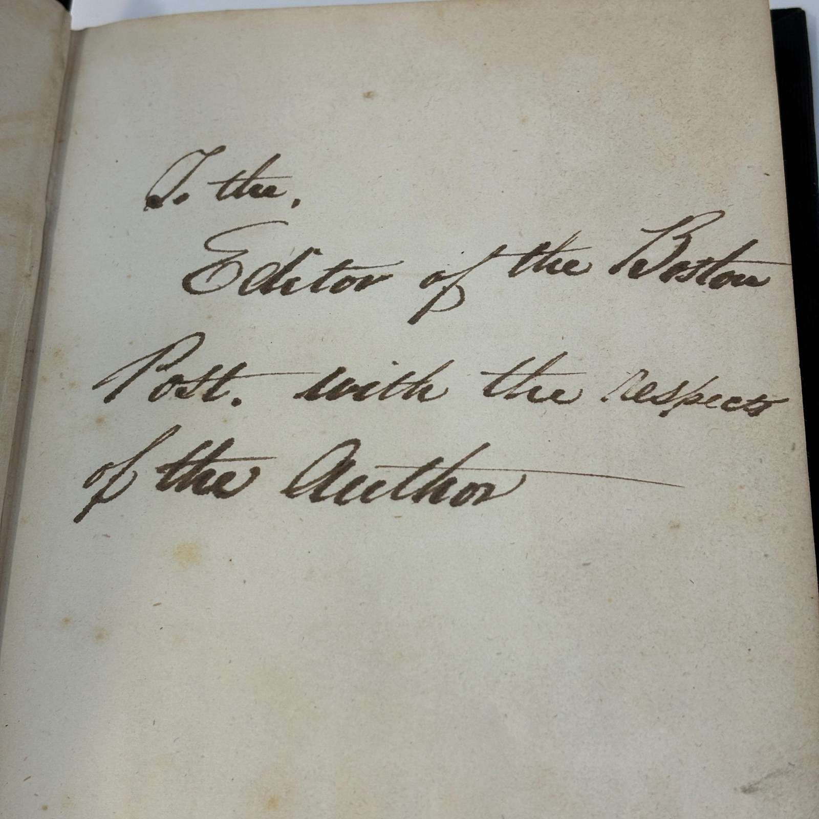 Physician for Ships; Containing Medical Advice for Seamen and Other Persons at Sea, on the Treatment of Diseases, and on The Preservation of Health in Sickly Climates. Third Edition. Presentation Copy — photograph 8.