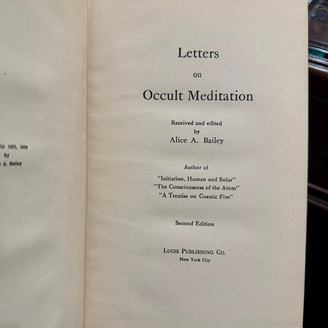 Letters on Occult Meditation, Second Edition — photograph 2.