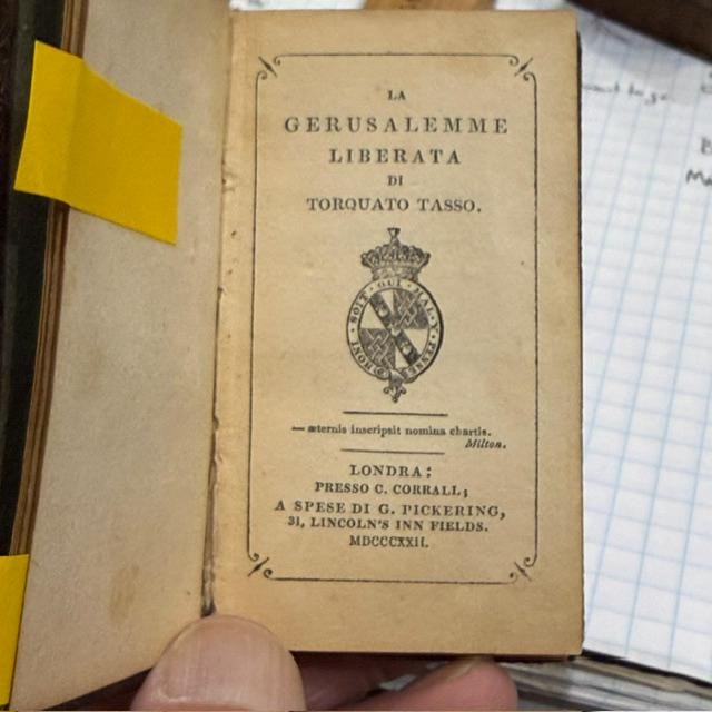 La Gerusalemme Liberata, Italian Language — photograph 4.