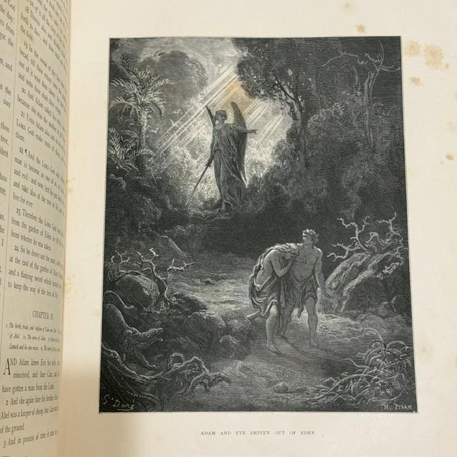 The Holy Bible Containing the Old and New Testaments, According to the Authorised Version. With Illustrations by Gustave Dore. Two Volumes — photograph 10.