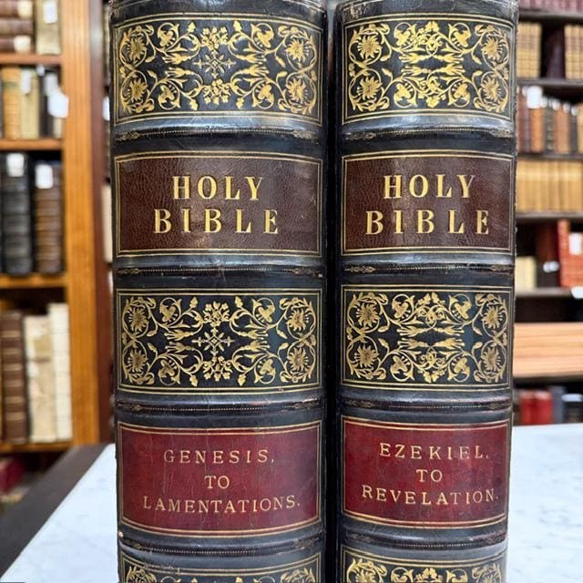 The Holy Bible Containing the Old and New Testaments, According to the Authorised Version. With Illustrations by Gustave Dore. Two Volumes — photograph 5.