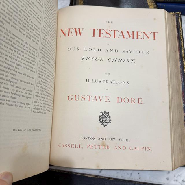 The Holy Bible Containing the Old and New Testaments, According to the Authorised Version. With Illustrations by Gustave Dore. Two Volumes — photograph 9.