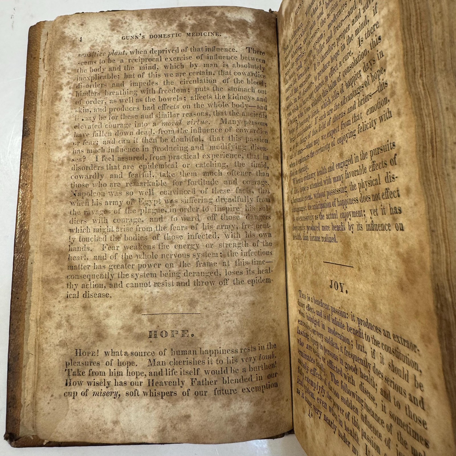 Gunn's Domestic Medicine, or Poor Man's Friend, In The Hours of Affliction, Pain and Sickness. This Book Points Out in Plain Language, Free From Doctor's Terms, The Diseases of Men, Women, and Children, and The Latest and Most Approved Means Used In Their Cure and is Expressly Written for The Use of Families in The Western and Southeastern States, It Also Contains Descriptions of The Medicinal Roots and herbs of The Western and Southern Country, and How They are To Be Used in The Cure of Diseases: Arranged onm a New and Simple Plan, By Which the Practice of Medicine is Reduced to Principles of Common Sense. Fourth Edition. — photograph 6.