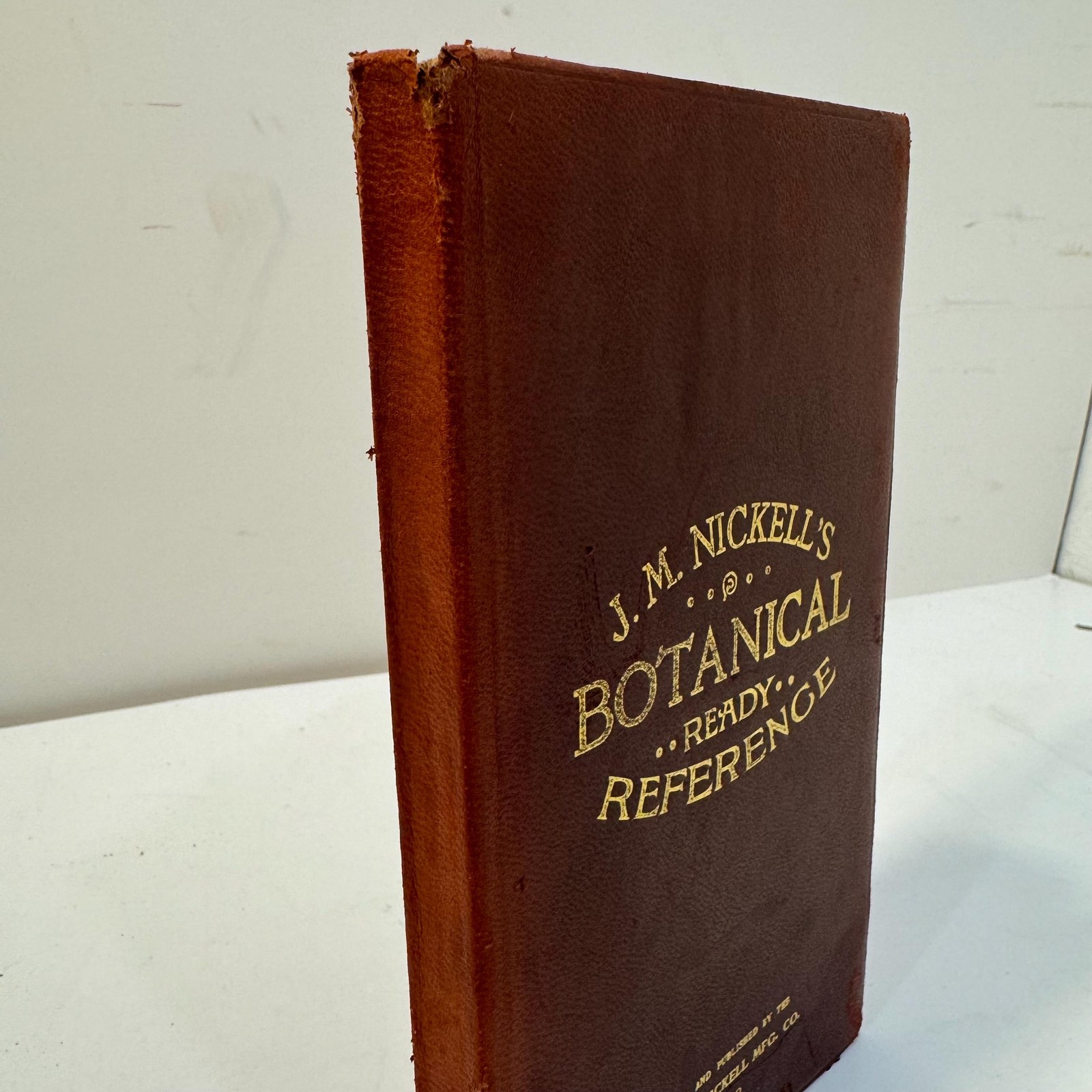 J.M. Nickell's Botanical Ready Reference. Especially Designed for Druggists and Physicians. Containing all of The Botanical Drugs Known up to The Present Time. Giving Their Medical Properties, and All of Their Botanical, Common, Pharmacopoeial and German Common (in German) Names. — photograph 3.