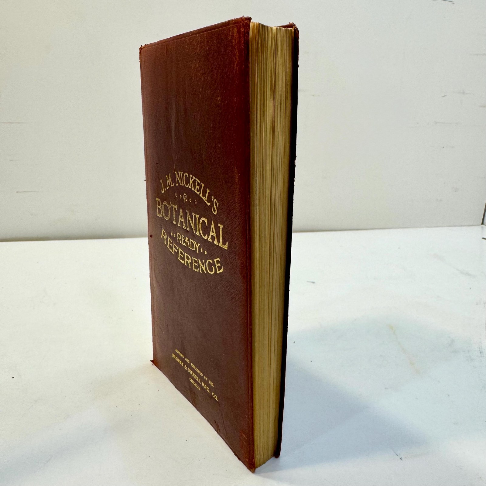 J.M. Nickell's Botanical Ready Reference. Especially Designed for Druggists and Physicians. Containing all of The Botanical Drugs Known up to The Present Time. Giving Their Medical Properties, and All of Their Botanical, Common, Pharmacopoeial and German Common (in German) Names. — photograph 4.