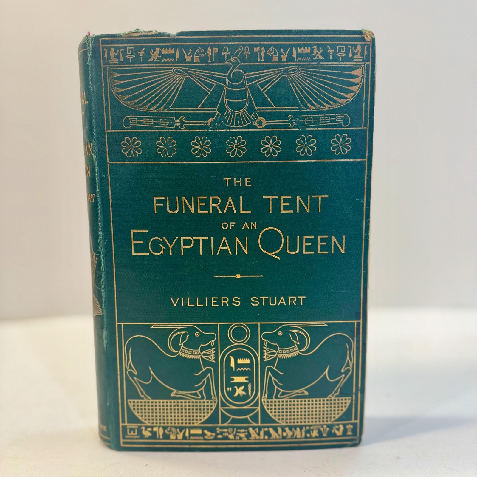 Funeral Tent of an Egyptian Queen, printed in colours, in Facsimile, From the author's drawings taken at Boulak together with the latest information regarding other Monuments and Discoveries. With translations of the hieroglyphic texts and explanatory notices of the arious Emblems. By Villiers Stuart, of Dromana, M.P. With numerous Illustrations. — photograph 2.