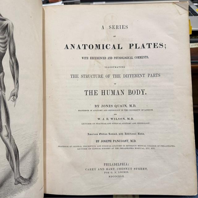 A Series of Anatomical Plates; With References and Physiological Comments, Illustrating The Structure of Thee Different Parts of The Human Body. American Edition Revised, With Additional Notes — photograph 3.
