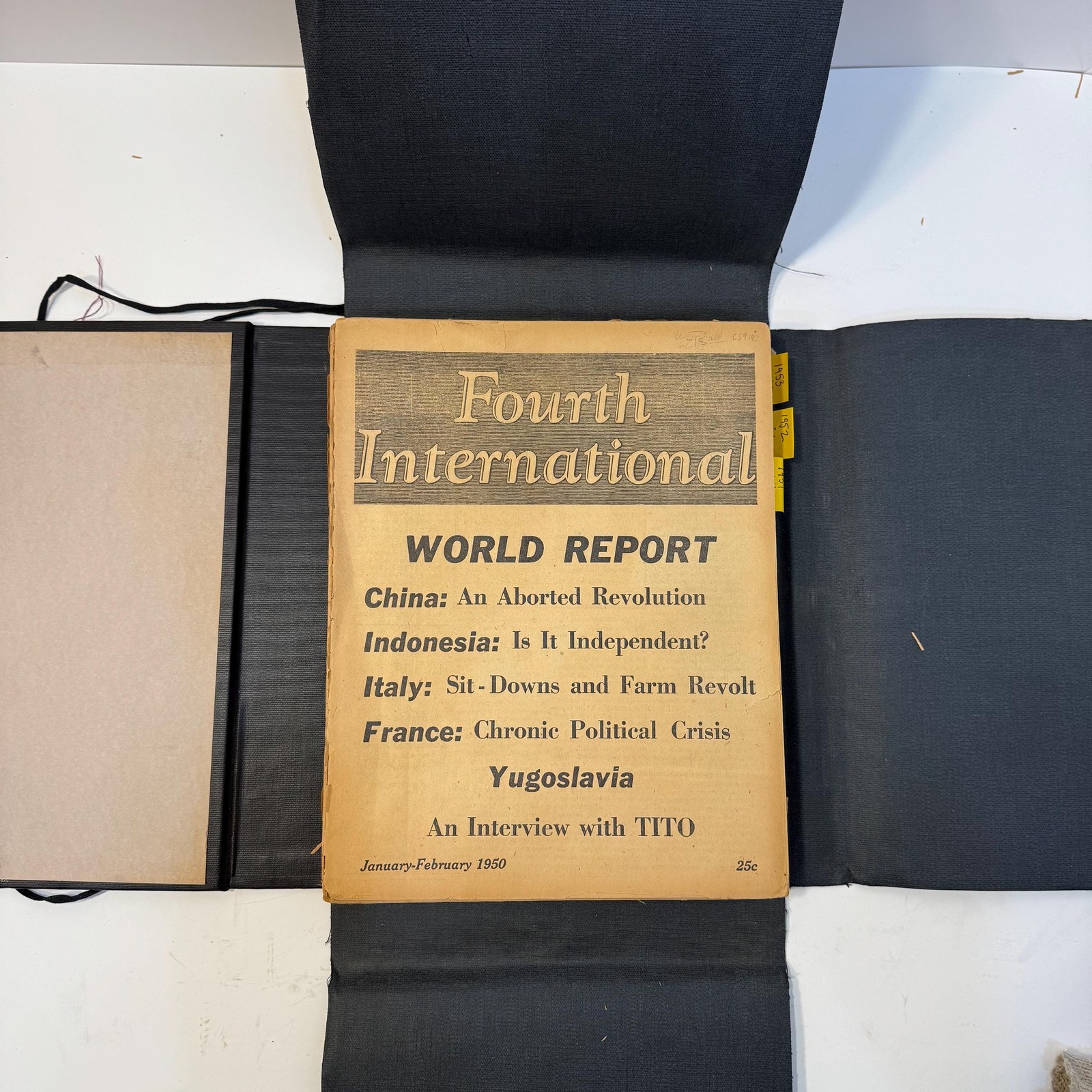 Fourth International, Vol.XI Jan - Dec, Vol.XII Jan - Dec, Vol.XIII (Jan/Feb, Jul/Aug, Nov/Dec), Vol.XIV Jan/Feb, 16 issues total — photograph 4.