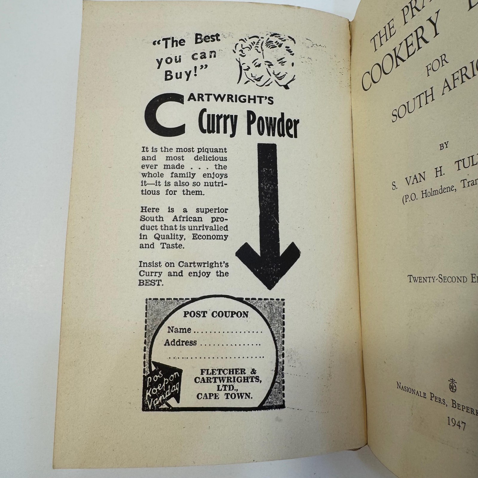 The Practical Cookery Book of South Africa, Twenty-Second Edition — photograph 5.