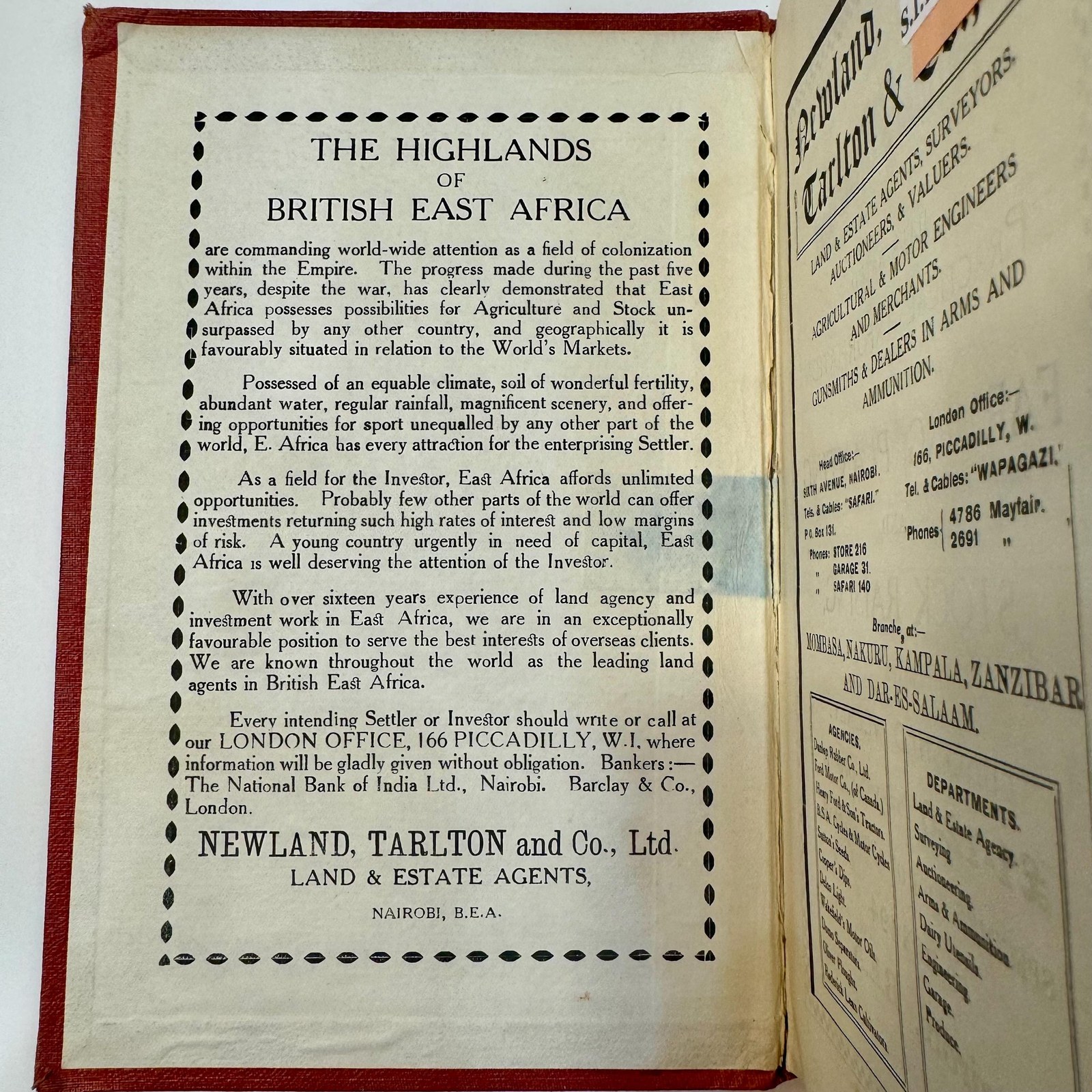 Farming & Planting in British East Africa. A Description of The leading Agricultural Centres and an Account of Agricultural Conditions and Prospects — photograph 4.
