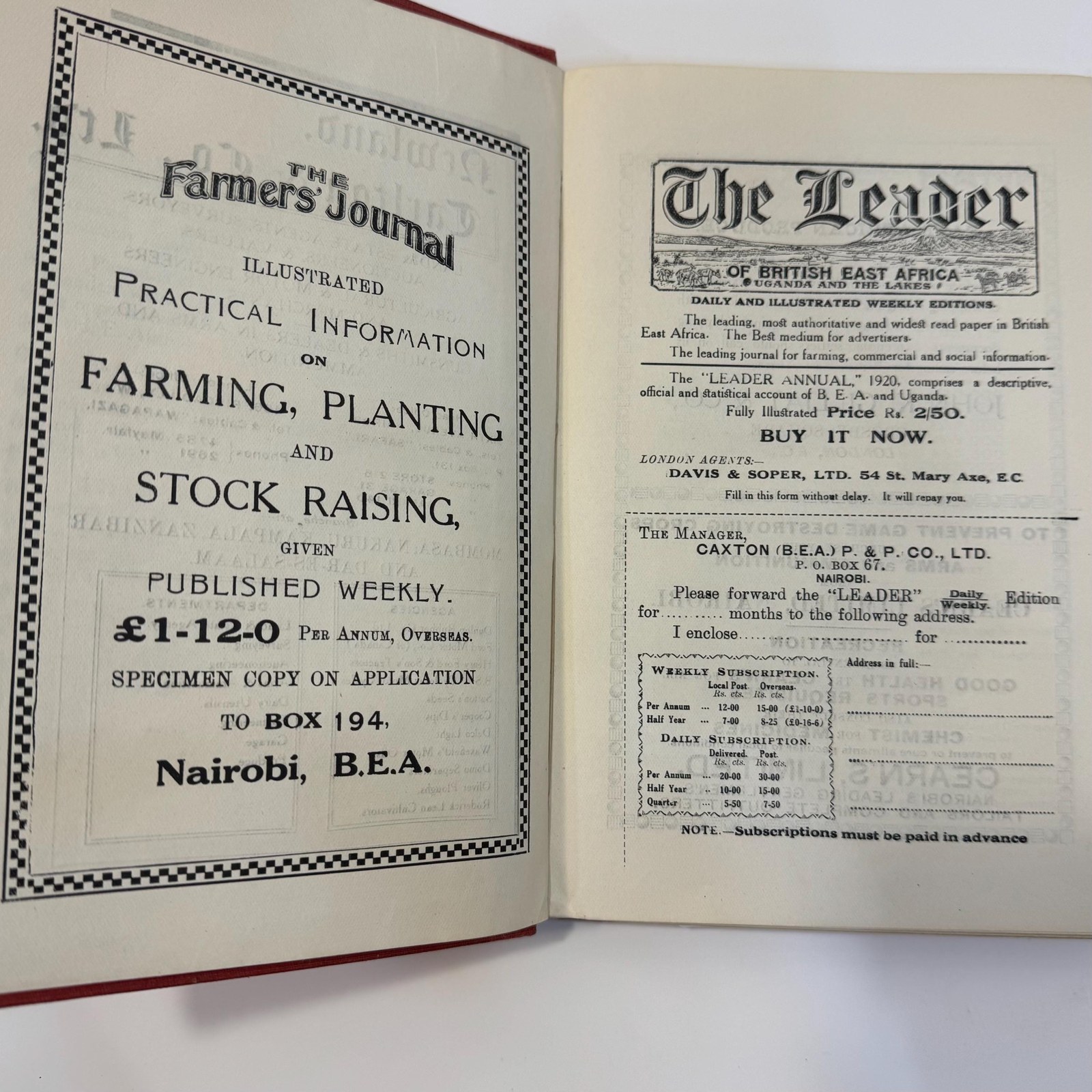 Farming & Planting in British East Africa. A Description of The leading Agricultural Centres and an Account of Agricultural Conditions and Prospects — photograph 6.