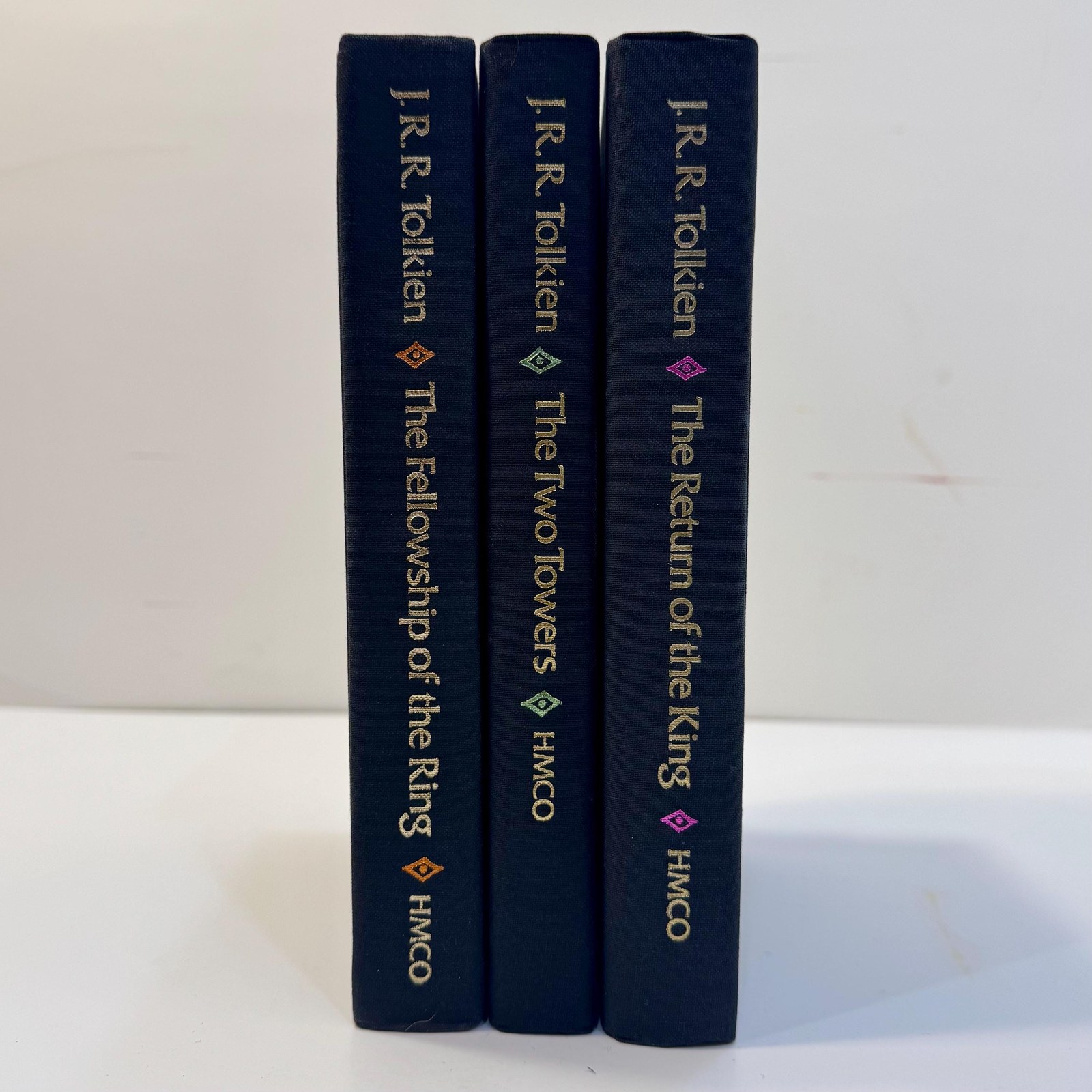 The Lord of The Rings Trilogy; The Fellowship of The Ring (16th), The Two Towers (15th), and The Return of The King (15th), Second Edition in Original Slipcase in Good Condition. BCE. — photograph 8.