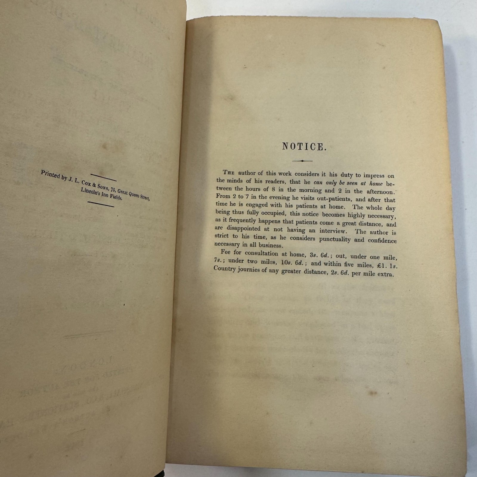 Practical Reflections on the Nature & Treatment of Disease; Founded Upon Fourteen Years’ Experience in the Cure of Gout, Rheumatism, Scrofula, Fever, Ringworm, Indigestion, Spinal Affections, &c., and Remarks on The Present System of Medical Education and Practice, With Suggestions for It's Improvement. Fourth Edition, Revised and Enlarged — photograph 8.