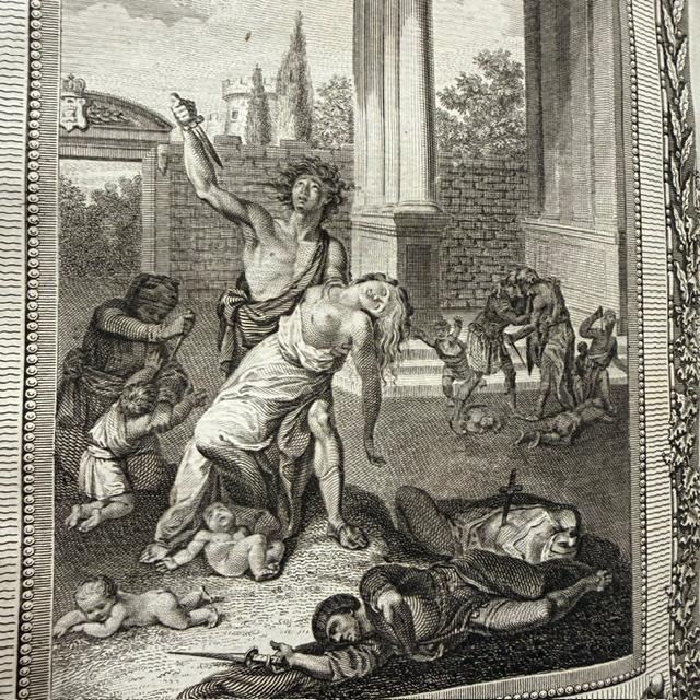The Whole Genuine and Complete Works of Flavius Josephus, the Celebrated Warlike, Learned and Authentic Jewish Historian. Containing: I. The Antiquities of the Jews in Twenty Books; with Their Wars, Memorable Transactions, Authentic and Remarkable Occurrences, Their Various Turns of Glory and Misery, of Prosperity and Adversity, &c. from the Creation of the World. II. The Wars of the Jews with the Romans, from Their Commencement to the Final Destruction of Jerusalem by Titus in the Reign of Vespasian. In Seven Books. III. The Book of Josephus Against Apion, in Defence of the Jewish Antiquities. In Two Parts. IV. The Martyrdoms of the Maccabees. V. The Embassy of Philo from the Jews of Alexandria to the Emperor Caius Caligula. VI. The Life of Flavius Josephus, Written by Himself. VII. The Testimonies of Josephus Concerning Our Blessed Saviour, St. John the Baptist, &c. Clearly Vindicated. The Whole Translated from the Original in the Greek Language, and Diligently Revised and Compared with the Writings of Contemporary Authors of Different Nations on the Subject; All Tending to Prove the Authenticity of the Work. To Which Will Be Now First Added, a Continuation of the History of the Jews, from Josephus Down to the Present Time, Including a Period of More Than 1700 Years. Containing an Account of Their Dispersion into the Various Parts of Europe, Asia, Africa and America, Their Different Persecutions, Transactions, Various Occurrences, and Present State Throughout the Known World. Also Various Useful Indexes, Particularly of the Countries, Cities, Towns, Villages, Seas, Rivers, Mountains, Lakes, &c. Likewise Tables of the Jewish Coins, Weights, Measures, &c. Used in the Time of the Author. With a Great Variety of Other Interesting and Authentic Particulars Never Given in Any Work of the Like Kind Either in the English or Any Other Language. Embellished with a Great Number of Beautiful Copper Plates, Descriptive of the Most Distinguished Transactions Related in the Work, from Original Drawings of the Ingenious Messrs. Metz, Stothard, and Corbould, Members of the Royal Academy, and Other Eminent Artists. The Whole Engraved by the Most Capital Performers, Particularly Grignion, Collier, Heath, Tookey, Taylor, &c. — photograph 7.