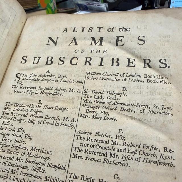 The Works of The Reverend and Learned John Scott, D.D. in Two Volumes. Containing The Several Parts of The Christian Life; With His Sermons and Discourses Upon many Important Subjects. To Which is Added, a Sermon Preach'd at his Funeral, by Z. Isham, D.D. With a Large Index of texts of Scriptuire Purposely insisted on, or Occasionally Explain'd: And an Alphabetical Table of The Principal matters contain'd in the Whole. — photograph 5.