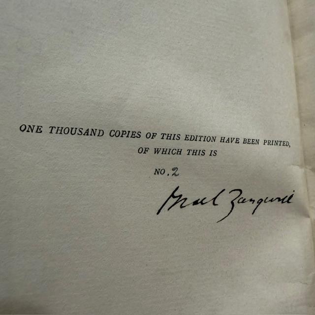 The Works of Israel Zangwill, Edition De Luxe #2/1000, Signed by Author. — photograph 3.