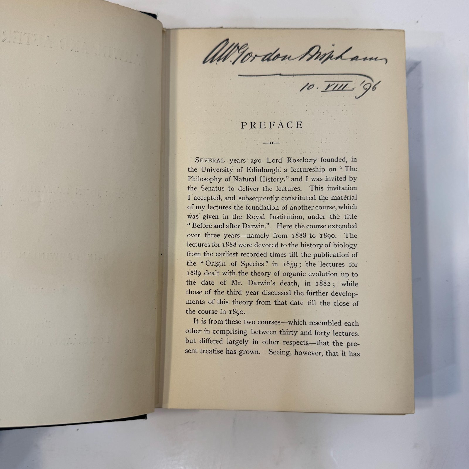 Darwin and After Darwin, An Exposition of The Darwinian Theory and a Discussion of Post-Darwinian Questions, Second Edition. — photograph 8.