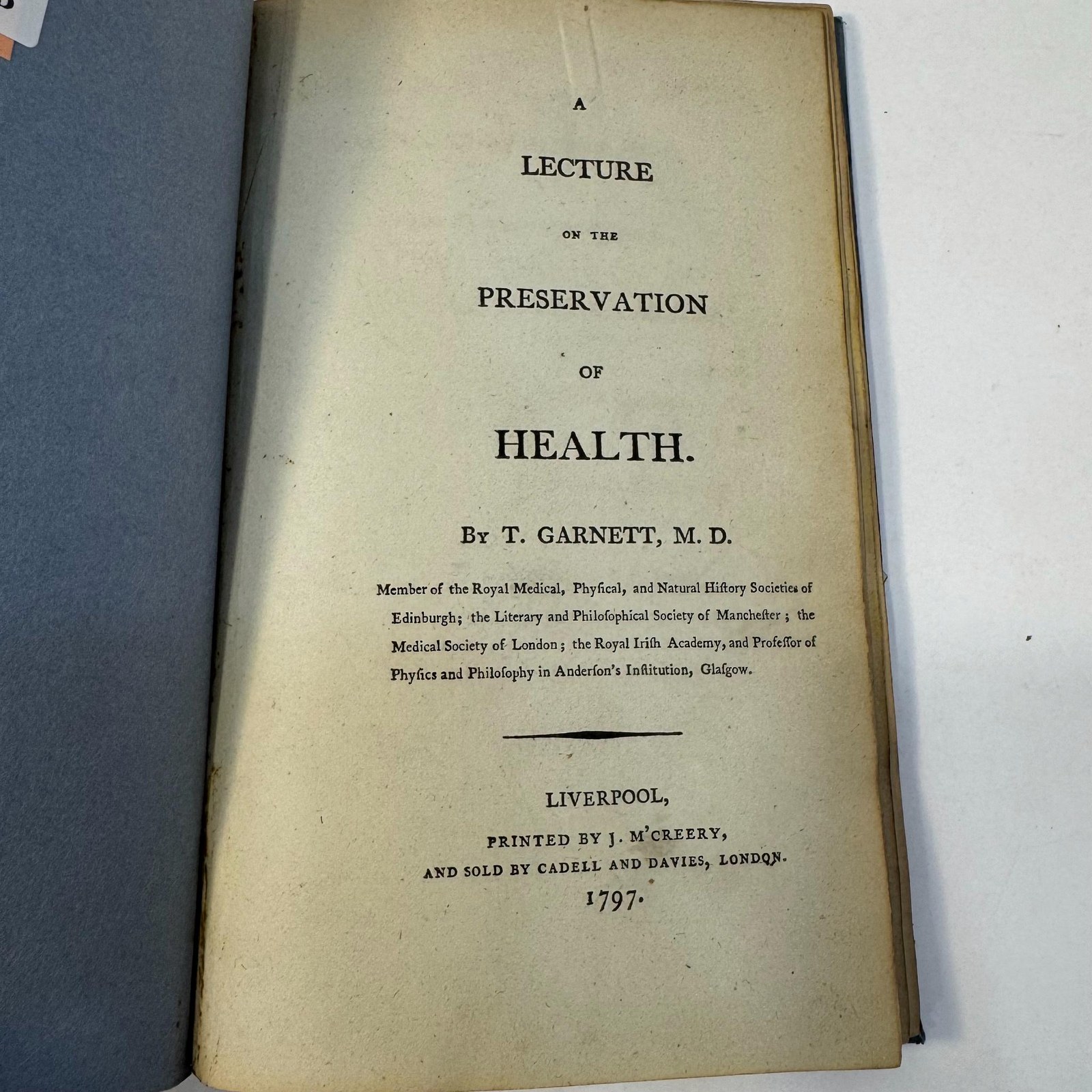 A Lecture on The Preservation of Health — photograph 3.
