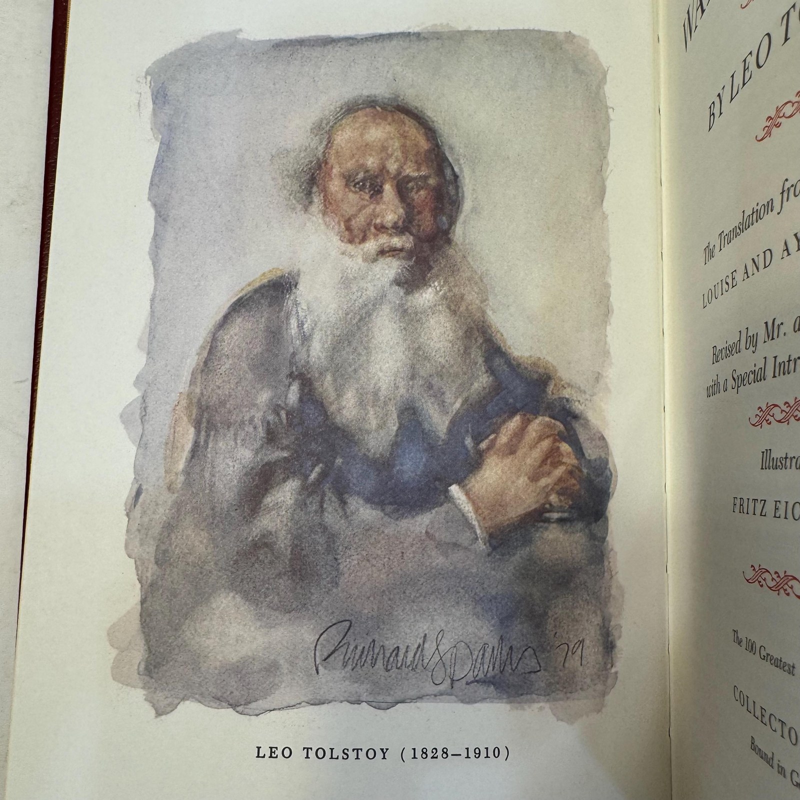 War and Peace by Leo Tolstoy | Easton Press Edition, Illustrated, 1981 — photograph 6.