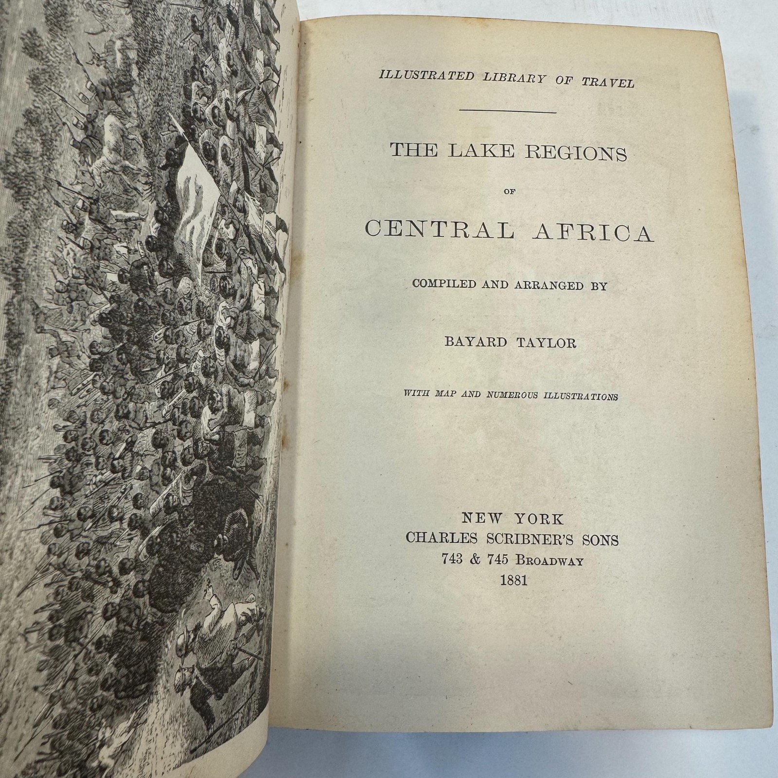 Illustrated Library of Travel, The Lake Regions of Central Africa, with Map and Numerous Illustrations by Bayard Taylor, 1881 — photograph 6.
