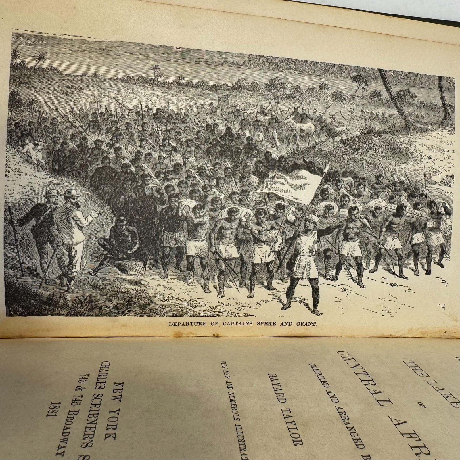Illustrated Library of Travel, The Lake Regions of Central Africa, with Map and Numerous Illustrations by Bayard Taylor, 1881 — photograph 7.