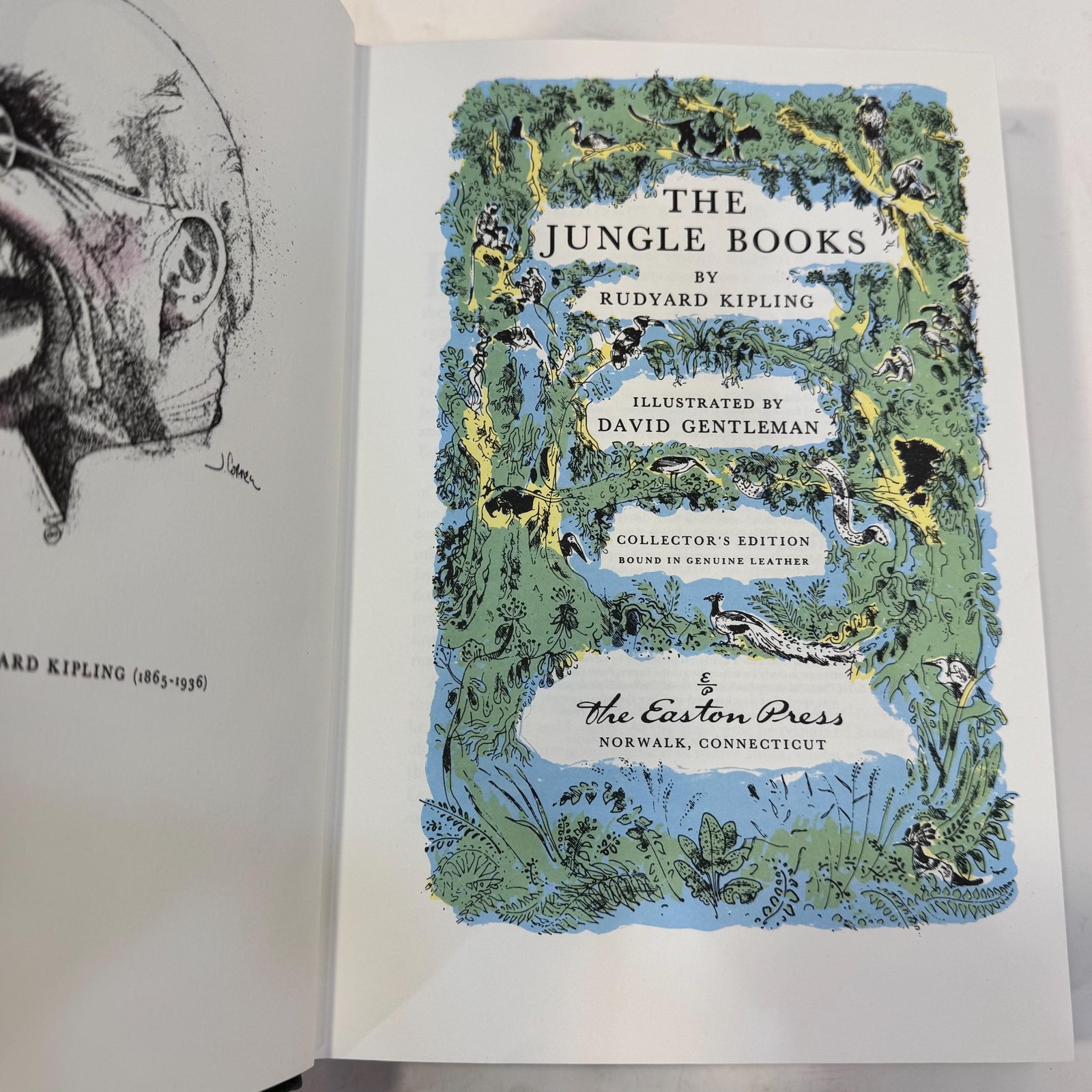 The Jungle Books by Rudyard Kipling | Easton Press Edition, 1980 — photograph 8.