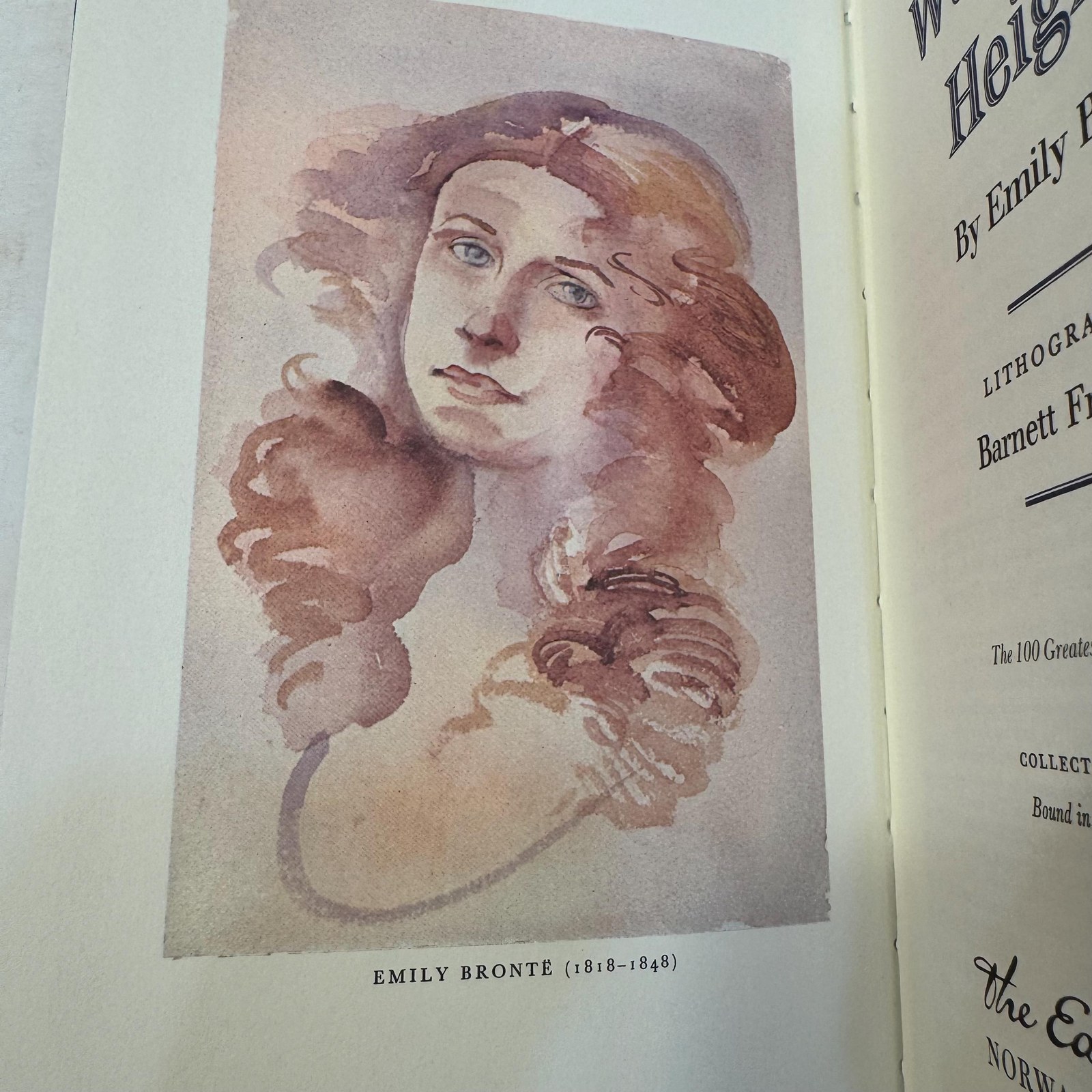Wuthering Heights by Emily Bronte | Easton Press Edition, Illustrated, 1980 — photograph 7.