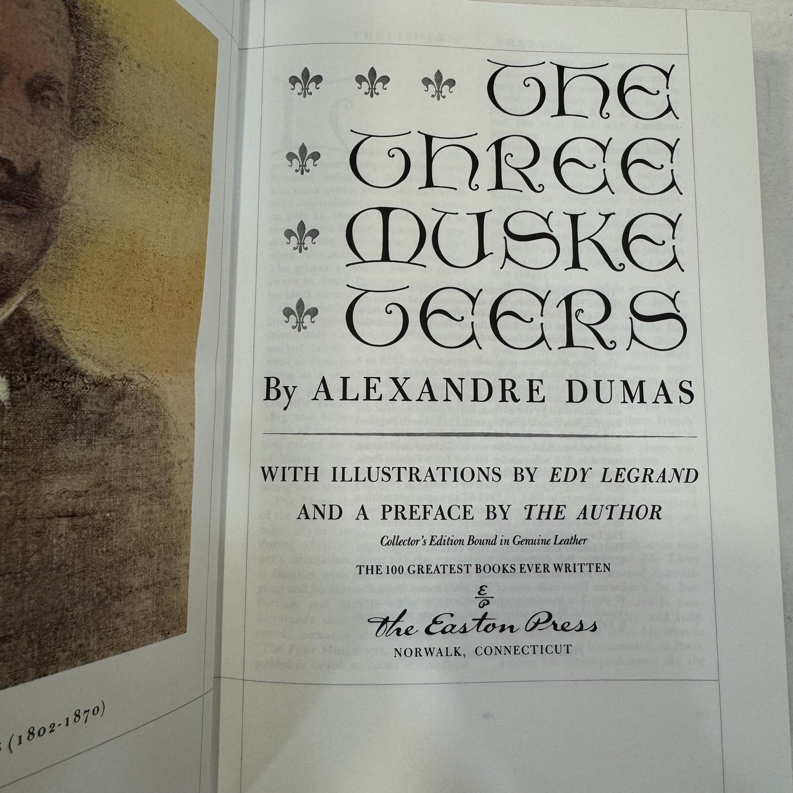 The Three Musketeers by Alexandre Dumas | Easton Press Edition, Illustrated, 1978 — photograph 7.