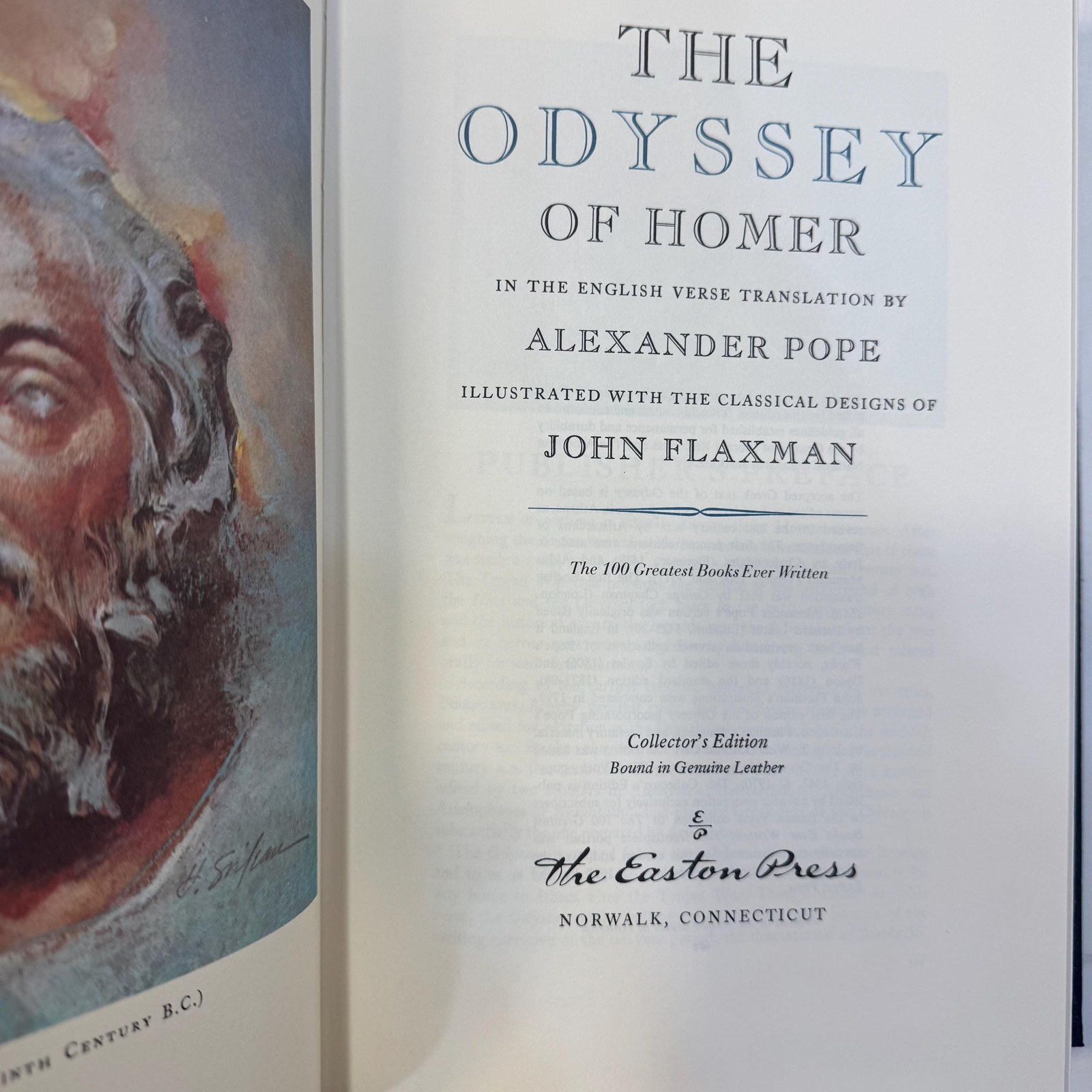 The Iliad & Odyssey of Homer | Easton Press Editions, 1978-1979, Illustrated — photograph 7.