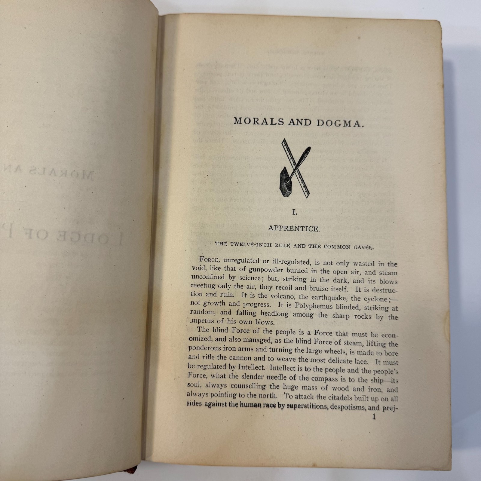 Morals and Dogma of Freemasonry & Digest-Index by Albert Pike and T.W. Hugo, 1924 — photograph 9.