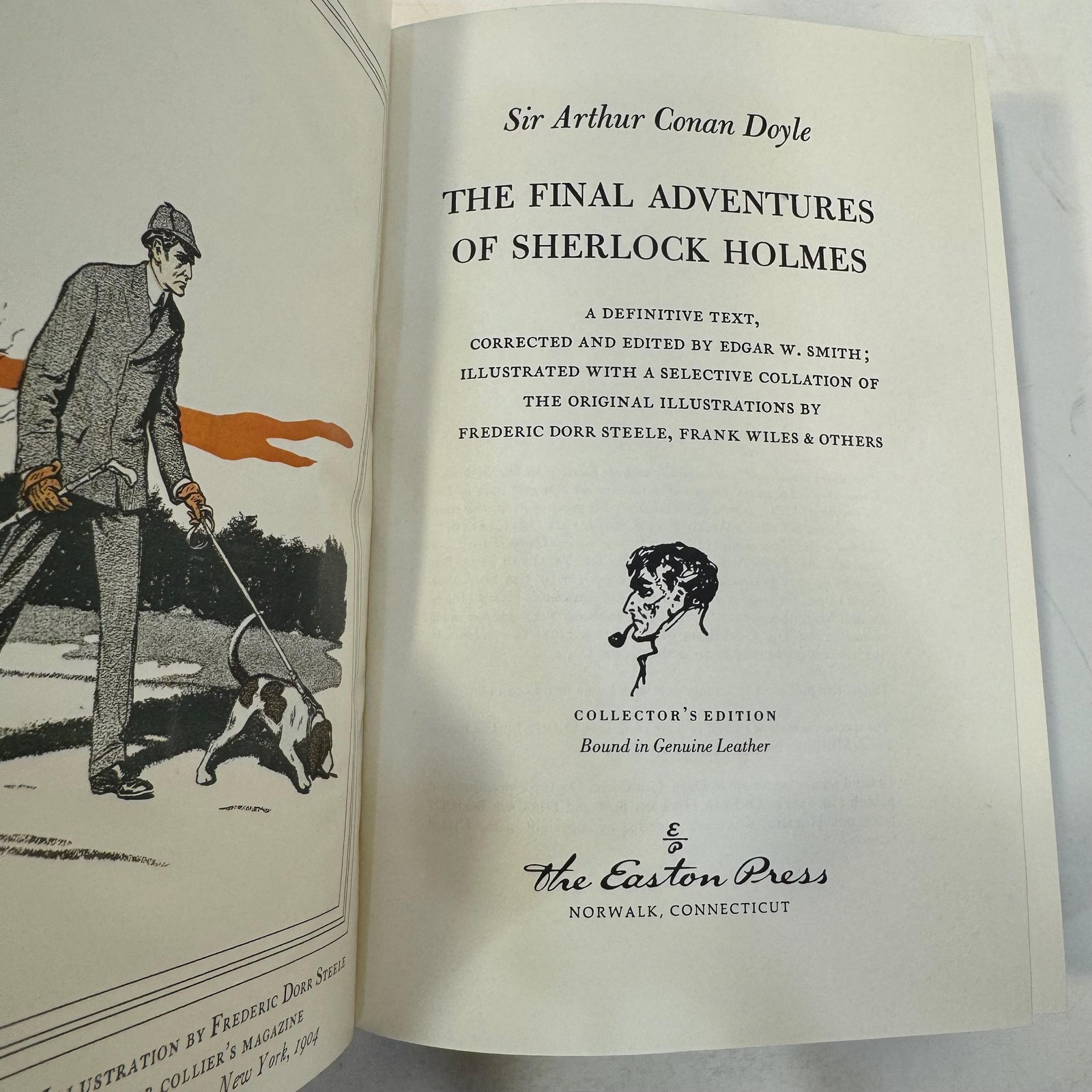 Final Adventures of Sherlock Holmes by Arthur Conan Doyle | Easton Press Edition, 1952 — photograph 7.